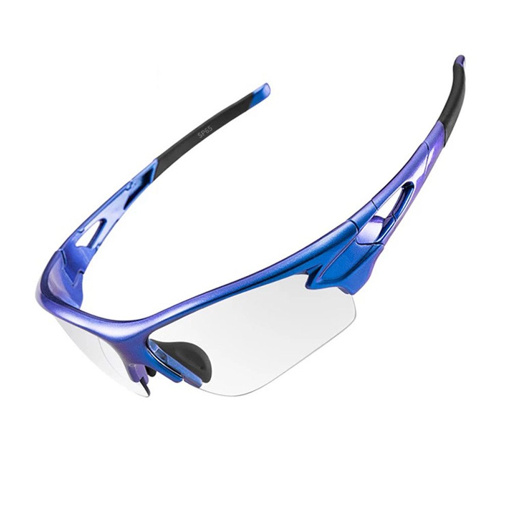 ROCKBROS Sportbrille Fahrradbrille Sonnenschutzbrille Radsportbrille, (Spar-Set, 1-St., 30 g leicht), UV400-Schutz, nur 30 g, Korrektionsadapter