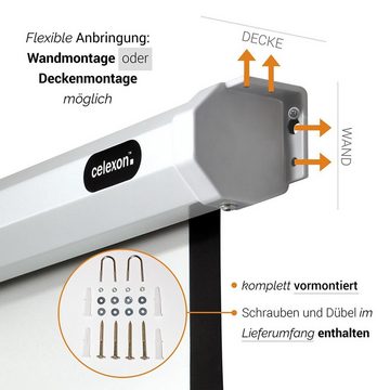 Celexon Economy Rolloleinwand (180 x 135cm, 4:3, Gain 1)