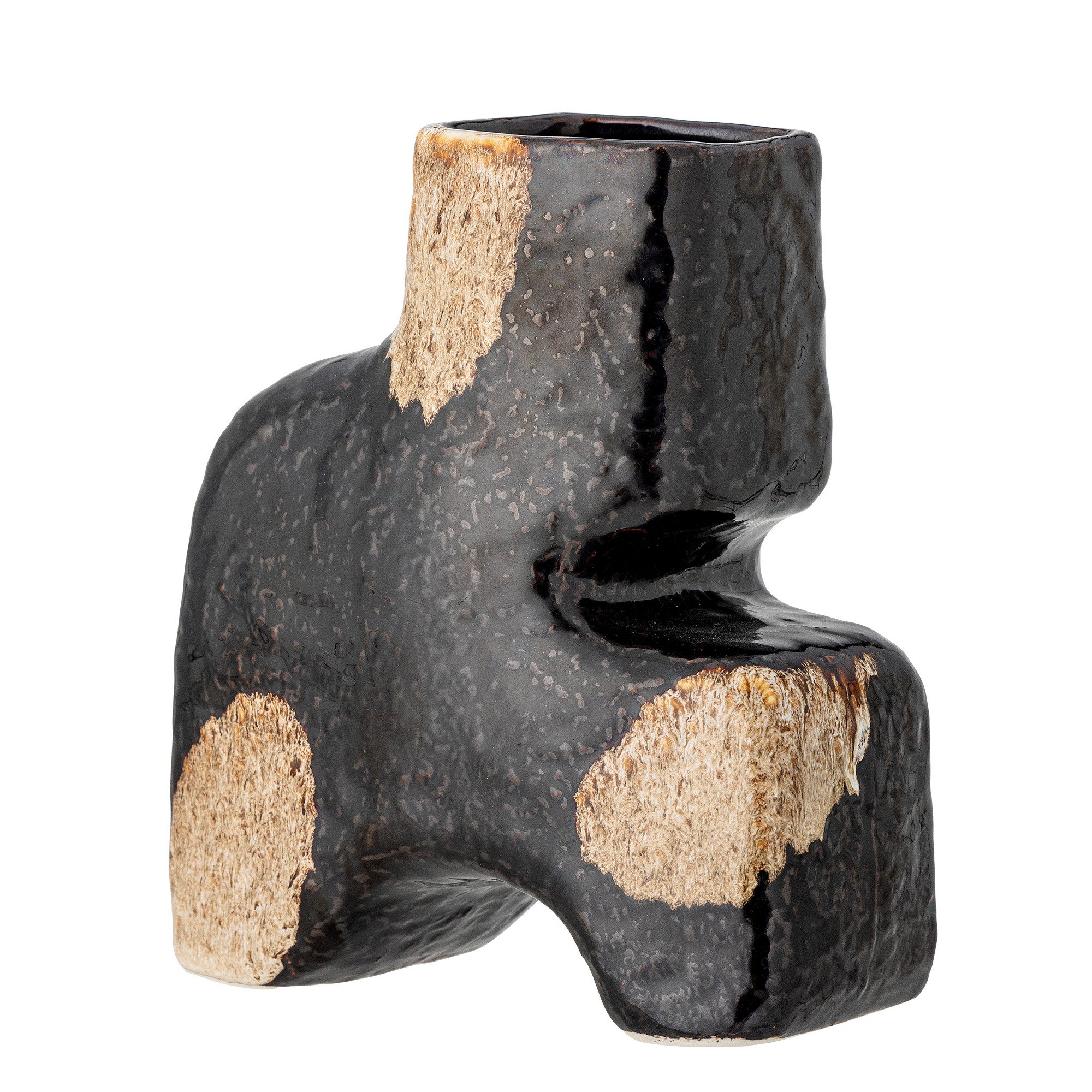 Bloomingville Dekovase Bloomingville Ollia Vase, Schwarz