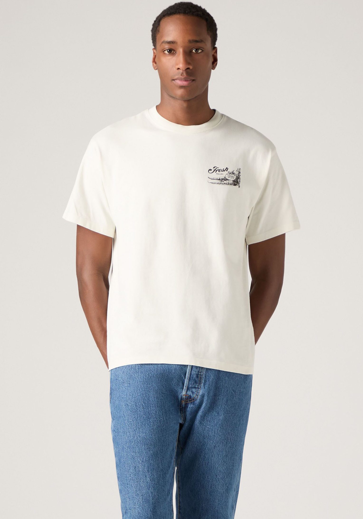 Levi's® T-Shirt SEVINTAGE mit Logo-Aufnäher auf der Brust