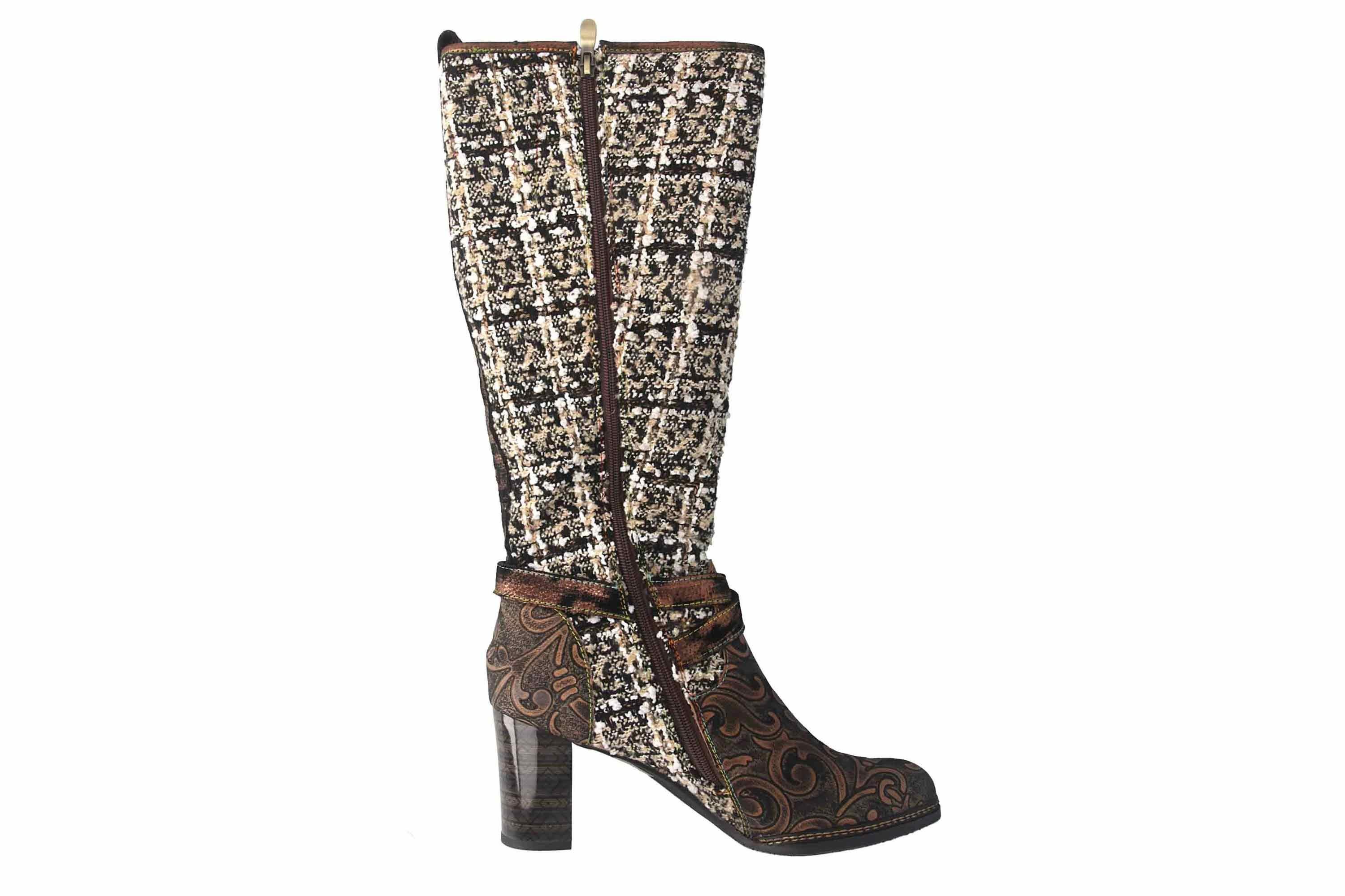 Spring Step TWEED-BRM Stiefel
