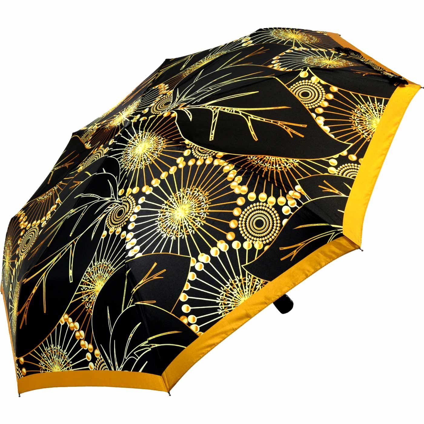 stabilen bedruckter auffällig auf Auf-Zu-Automatik, Damenschirm doppler® Langregenschirm einem Design modernes Taschenschirm
