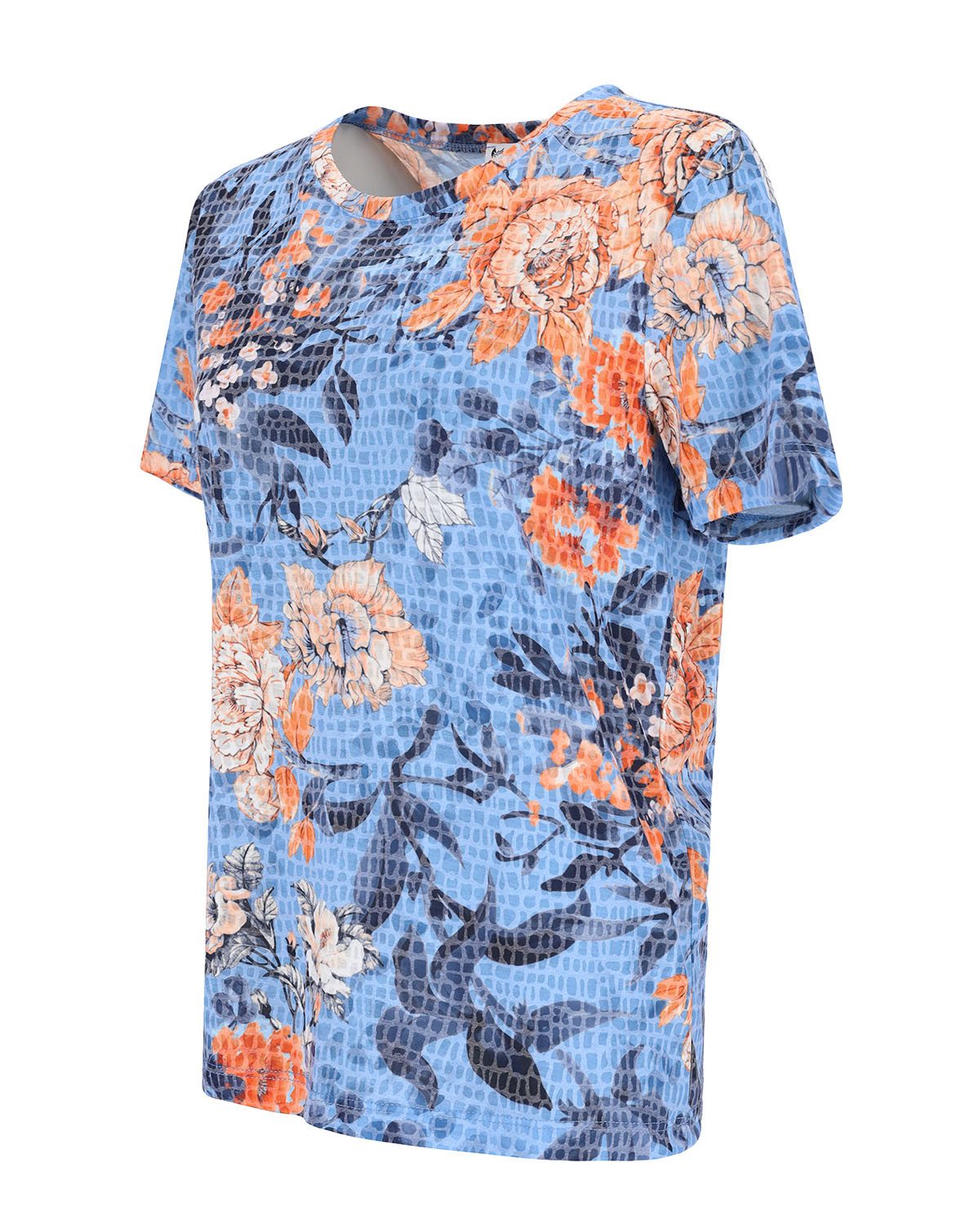 Hajo Blusenshirt Shirt Ajourdruck 1/2 Arm – Bild 4 von 4
