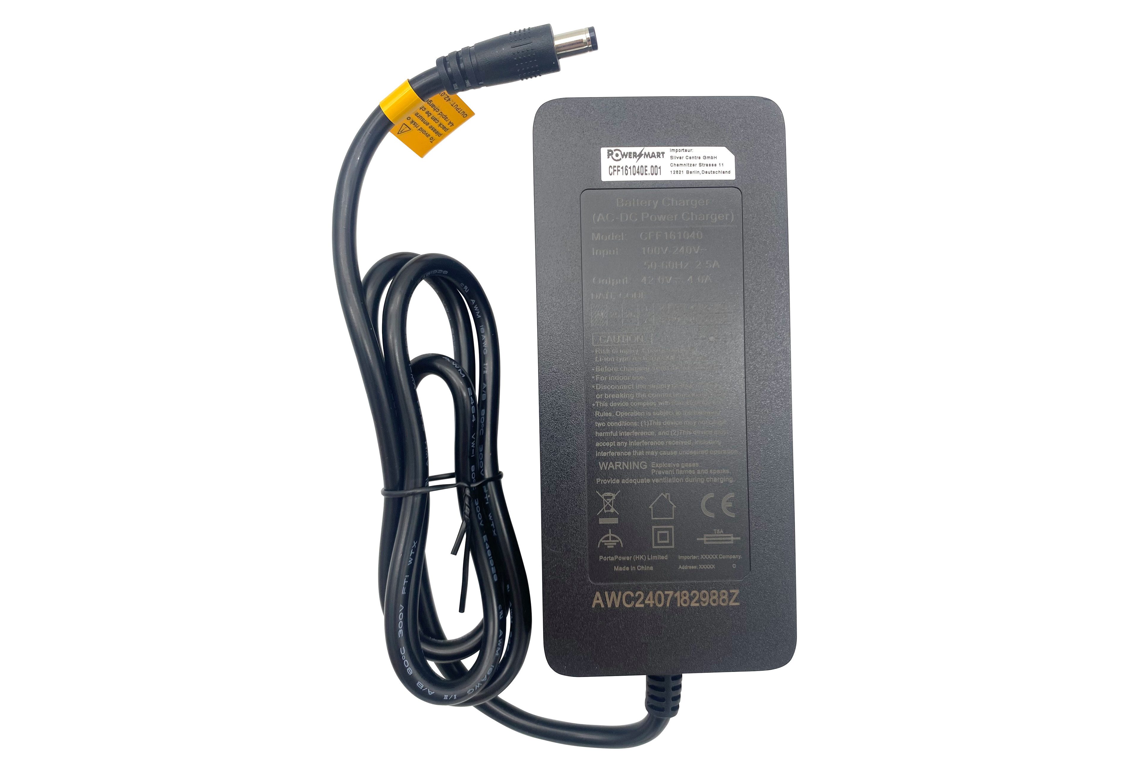 PowerSmart CFF161040E.001 Batterie-Ladegerät (42V 4A für Wayscral Takeaway E100)