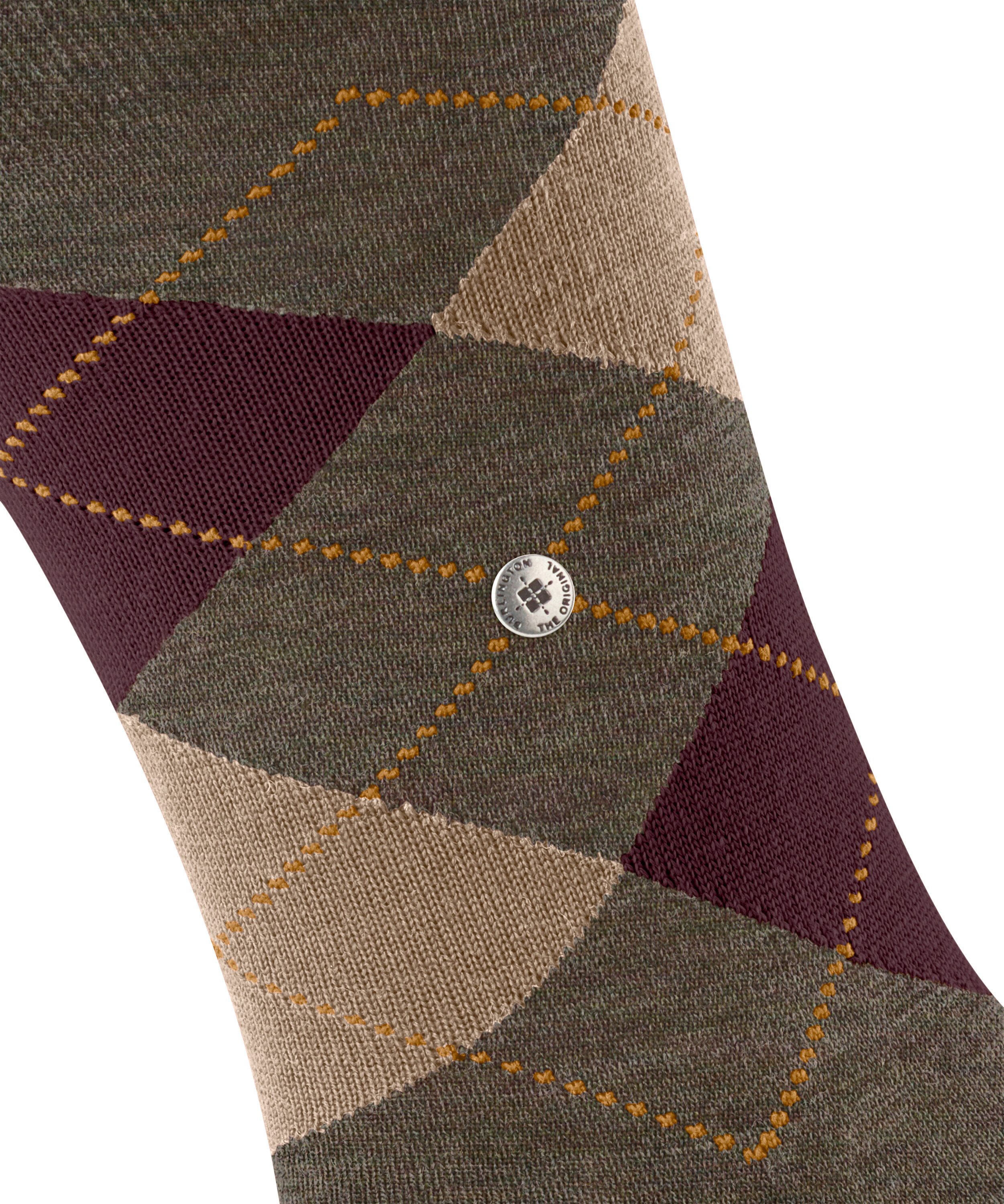 Burlington Socken Burlington Edinburgh Melange Herren (1-Paar) mit wärmender Schurwolle – Bild 4 von 5