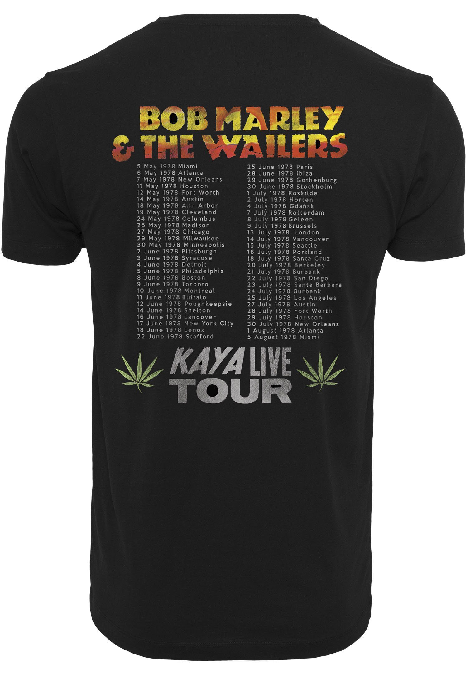 MisterTee Tour Tee Bob (1-tlg) T-Shirt Herren Kaya Live Marley