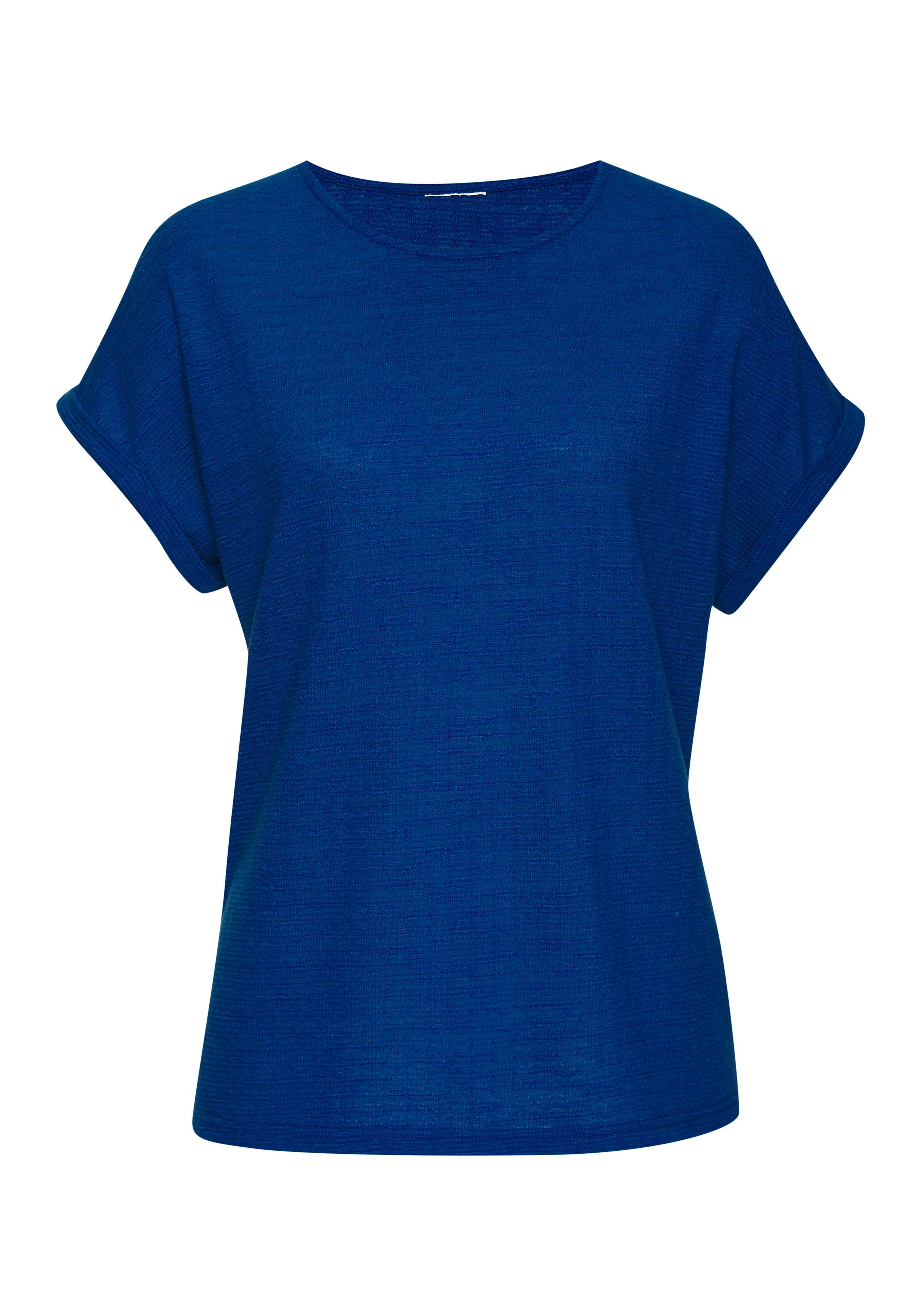 Vivance T-Shirt aus bügelfreiem Strukturstrick aus weicher Qualität mit Bau günstig online kaufen