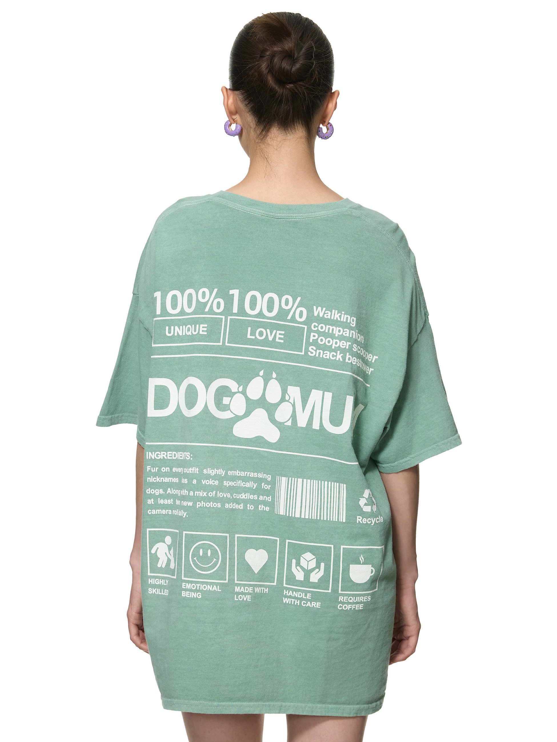 Worldclassca T-Shirt Worldclassca Oversized Print DOG günstig online kaufen