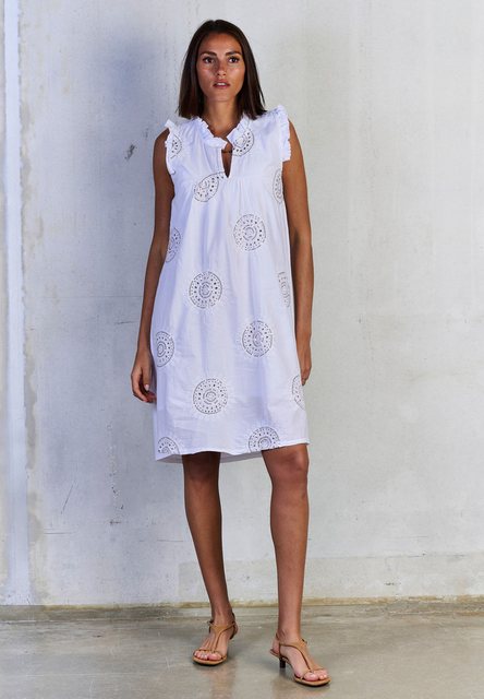 Andijamo-Fashion Blusenkleid SUNDROP Ärmelloses Sommerkleid in luftiger A-L günstig online kaufen