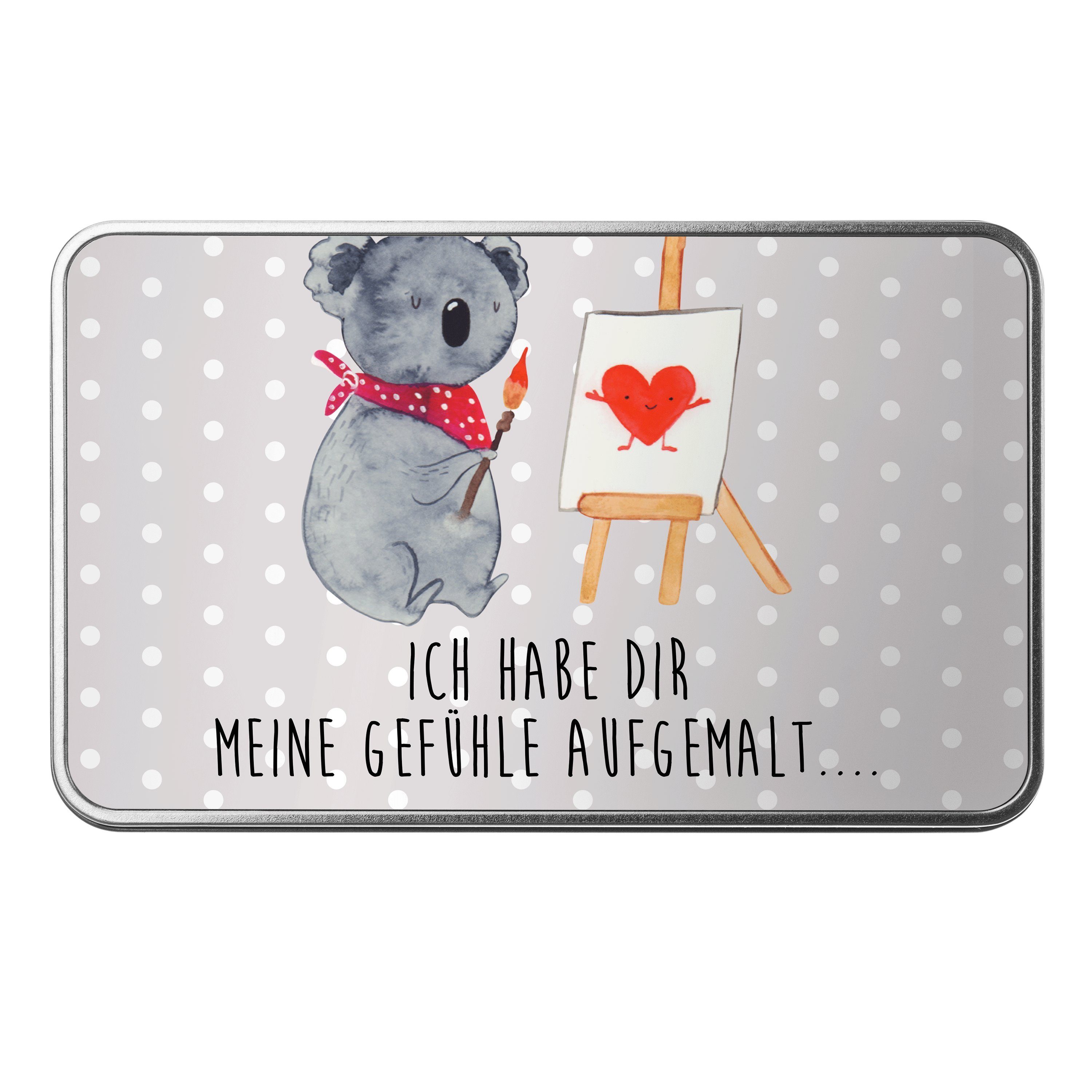 außerordentlich Mr. & Mrs. - Dose Geschenk, Grau (1 - St) Liebensbeweis, Künstler Pastell Koala Panda Vorratsdose