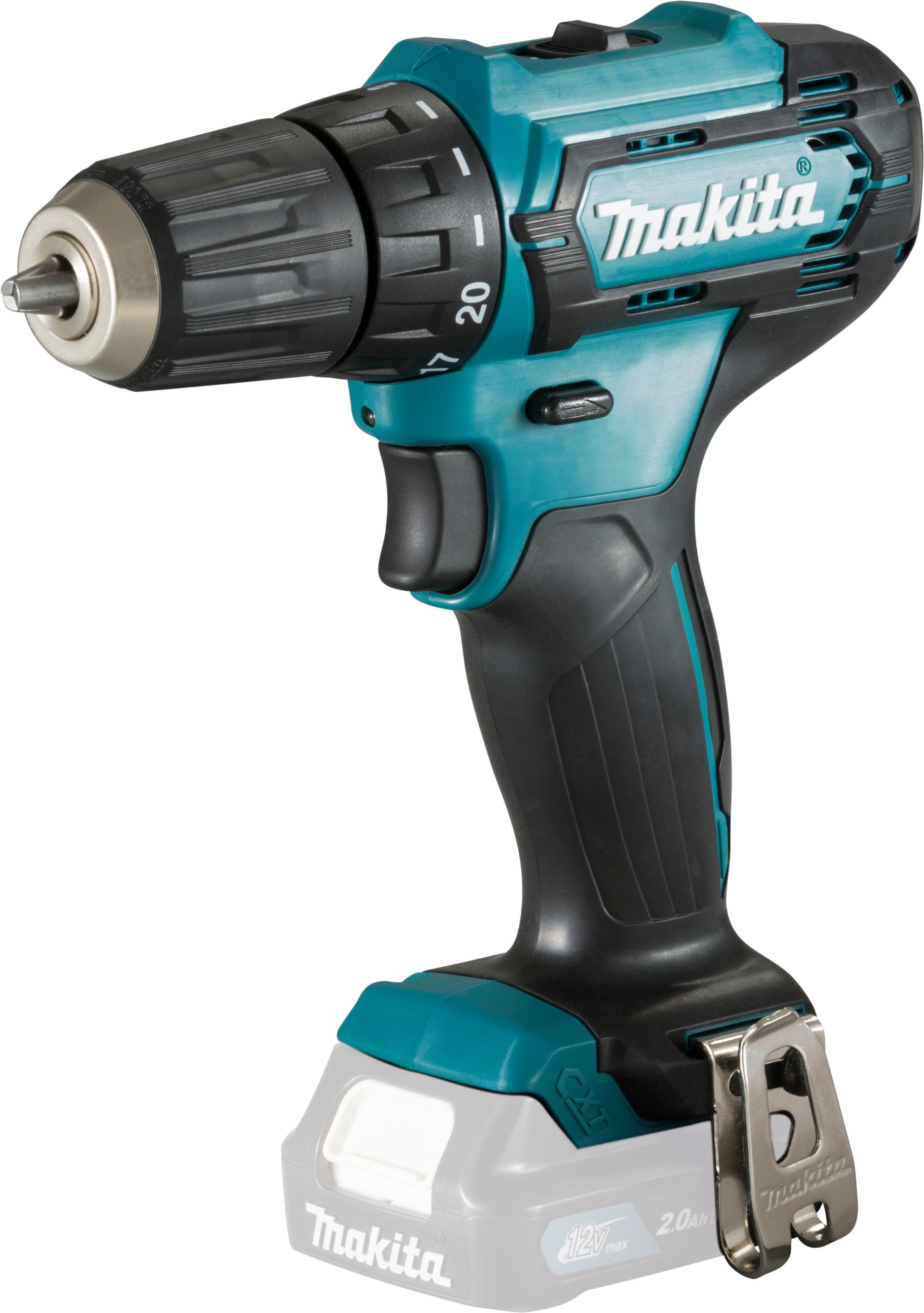 Makita Akku-Bohrschrauber DF333DZ, CXT 12V max. • 30 Nm • 0-1.700 min-1, oh günstig online kaufen