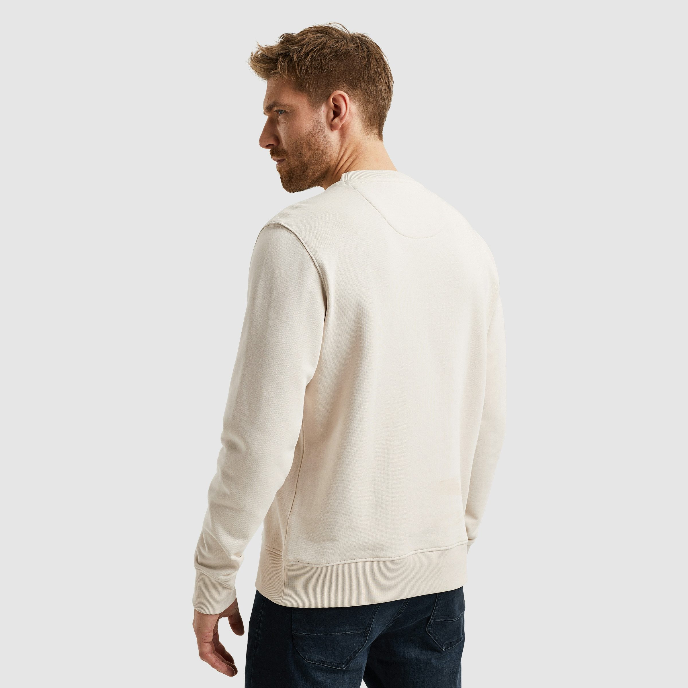 PME LEGEND Sweatshirt Crewneck soft terry with logo mit Logo Stickerei
