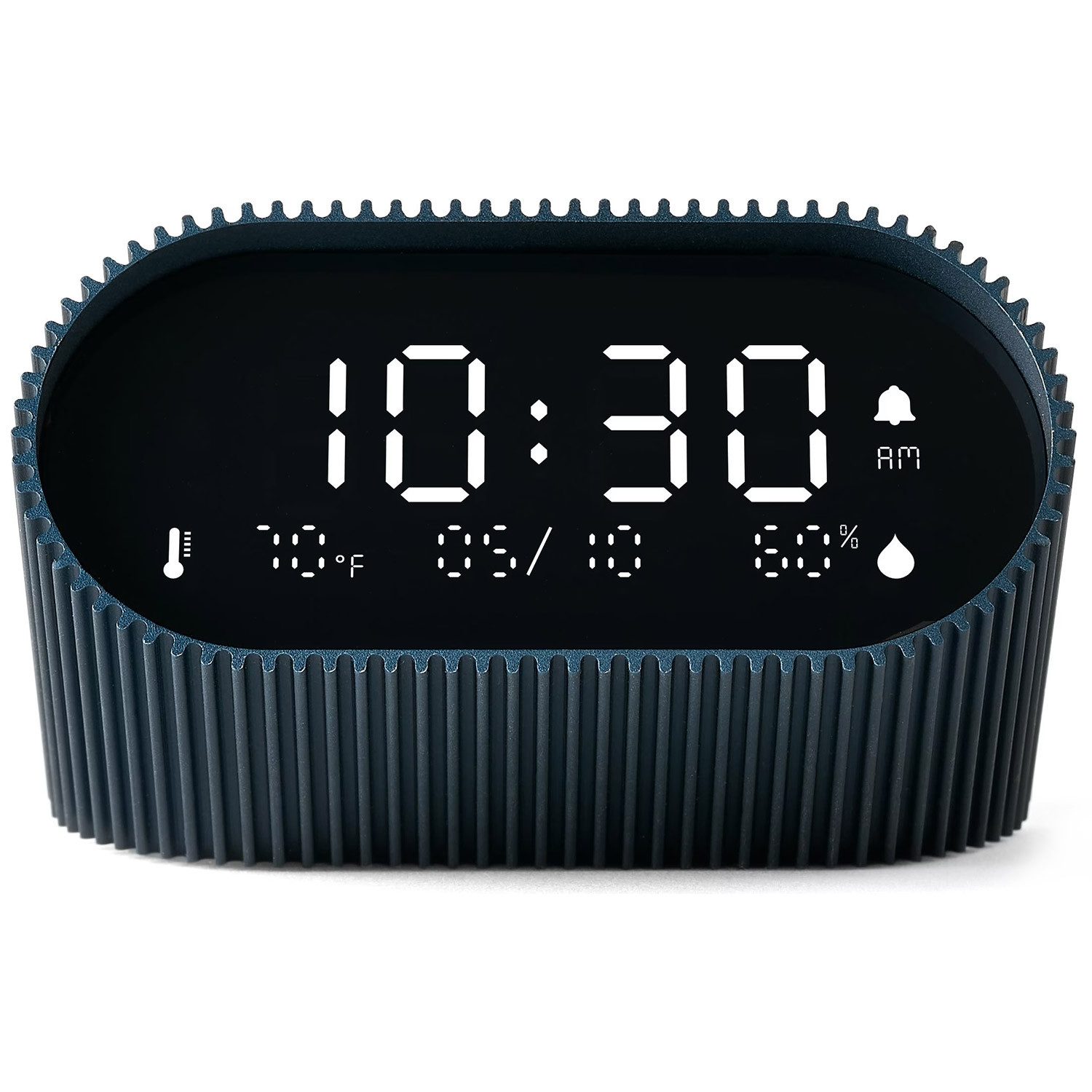 Quarzwecker Digitalwecker Ray Clock Ozeanblau