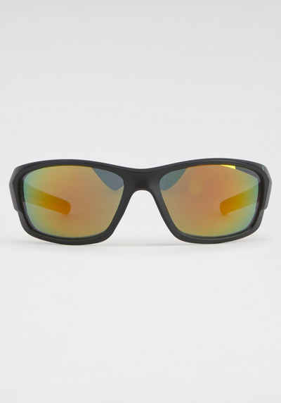 BACK IN BLACK Eyewear Sonnenbrille mit verspiegelten Gläsern