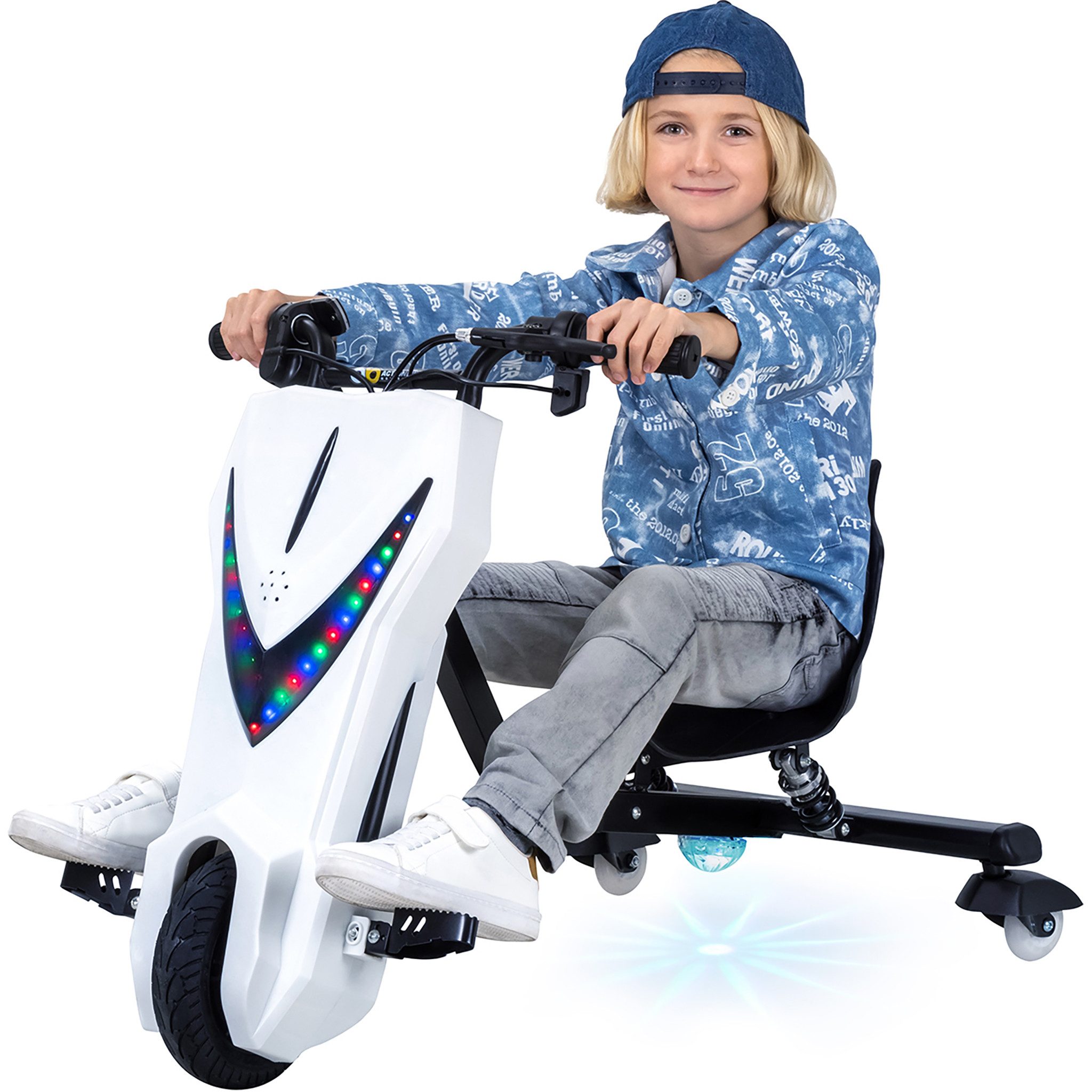 Actionbikes Motors Dreiradscooter Driftscooter Drifter 360, (Drift Scooter, Roller für Kinder, Drift Roller), Drift Scooter für Kinder, Dirft Kart, Kart, Drift Trike