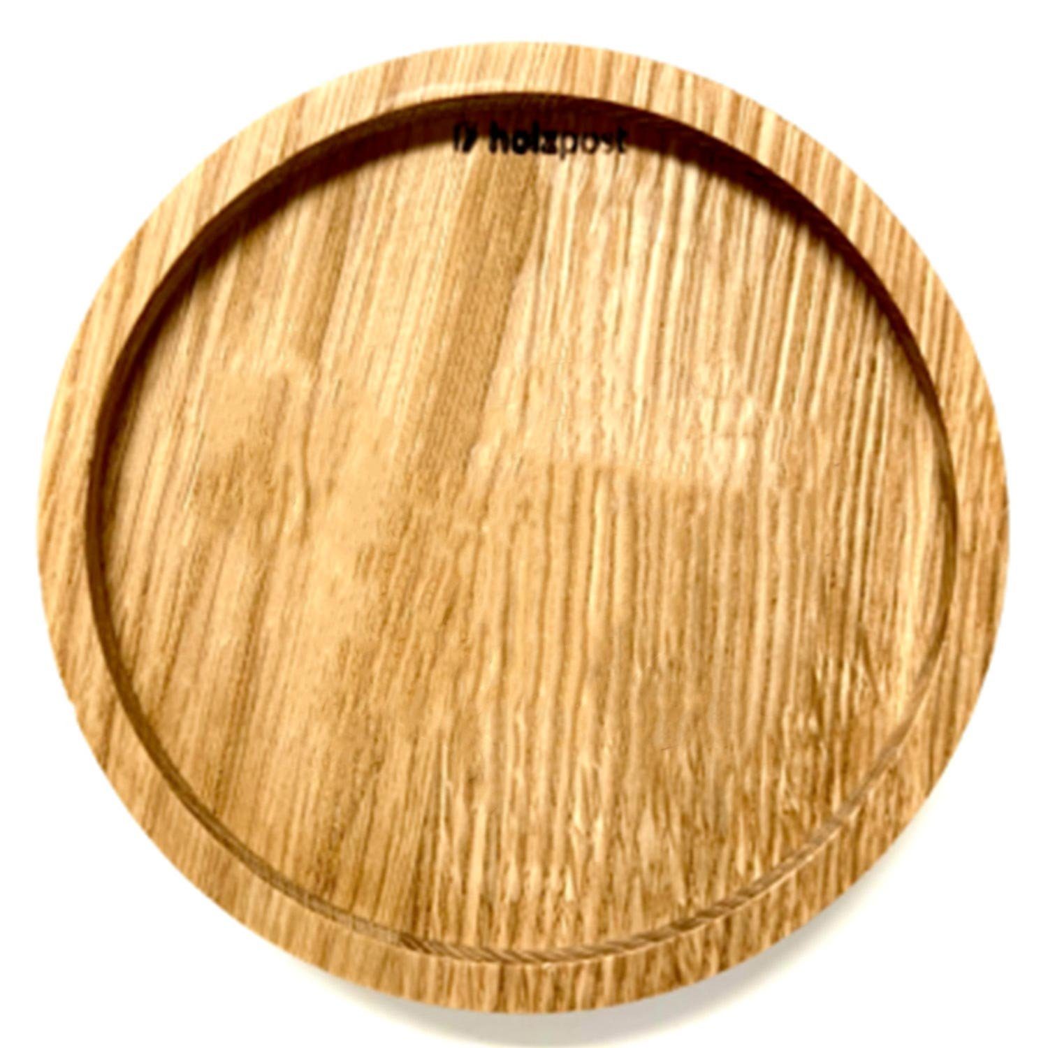 Landshop24 Підставки для напоїв Holzpost, Підставки, blanko zum selbst Gravieren, Zubehör für Kaffeebecher Weinglas Bierglas Flasche, aus Eichenholz