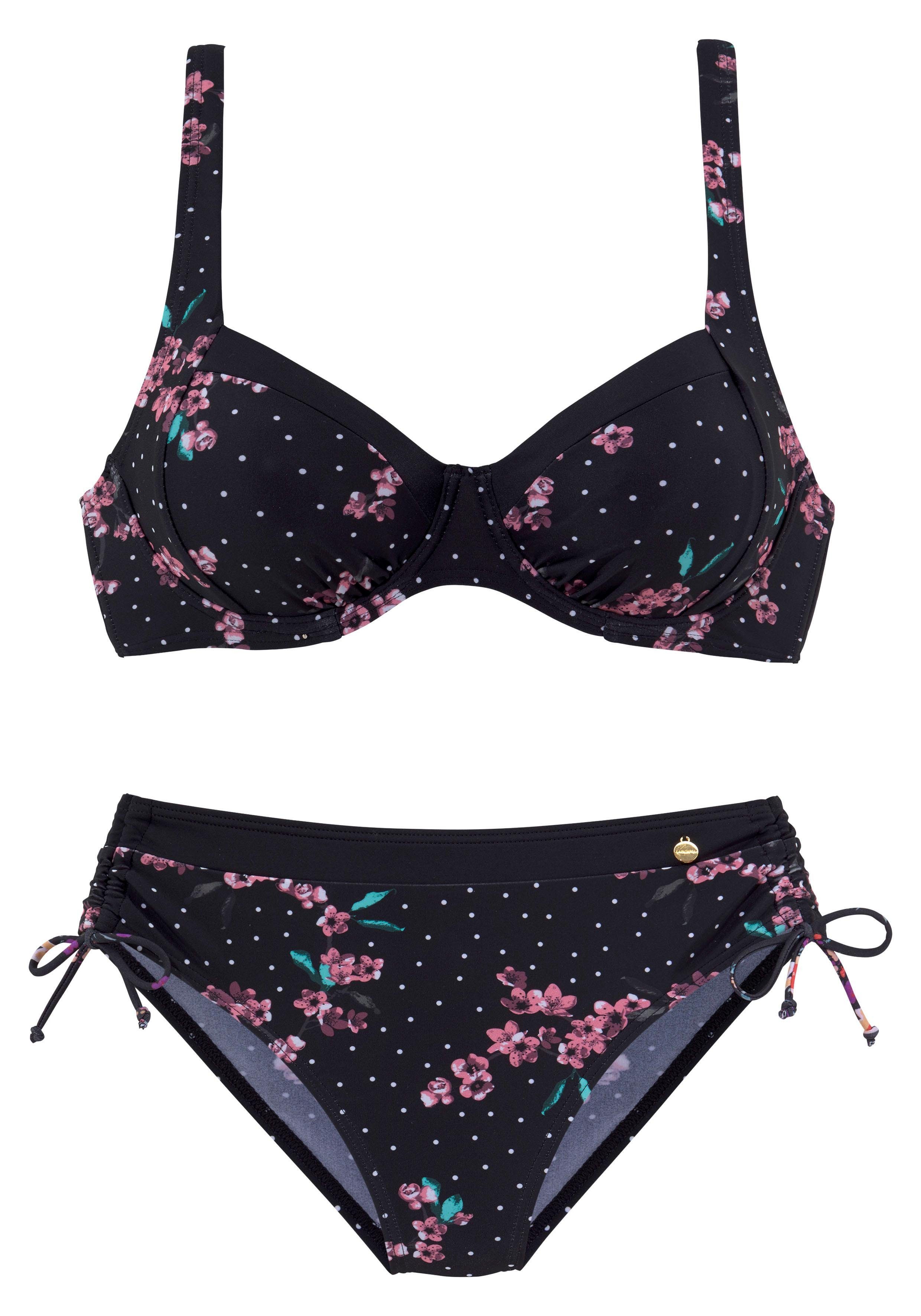 LASCANA Bügel-Bikini mit geblümtem Print günstig online kaufen