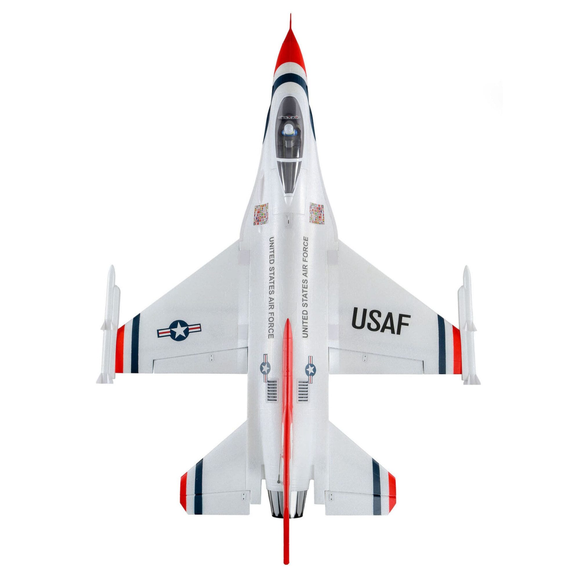 E-flite RC-Flugzeug E-flite F-16 Thunderbirds 70mm EDF Jet BNF Basic, AS3X, SAFE