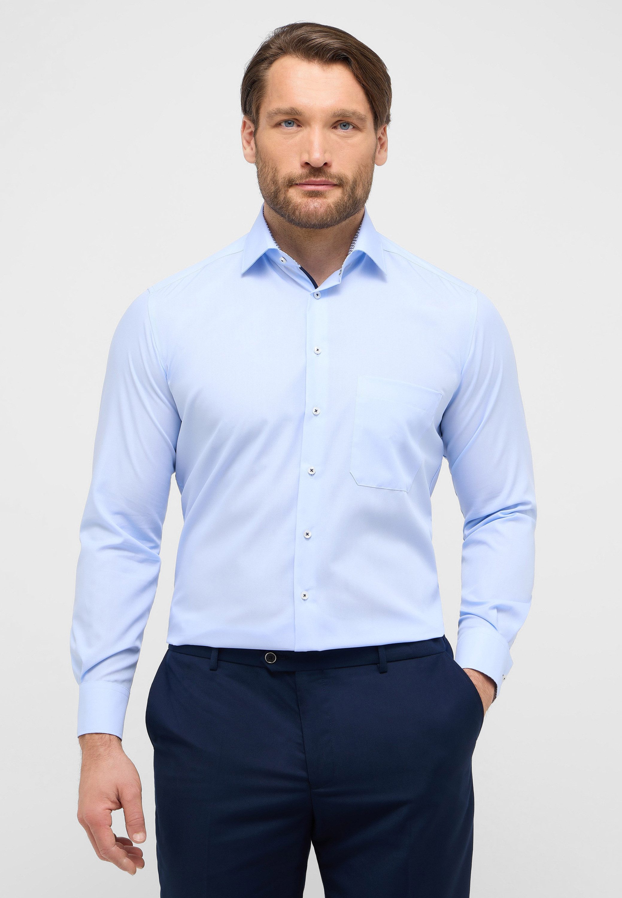 Eterna Langarmhemd "COMFORT FIT", NON IRON (bügelfrei) günstig online kaufen