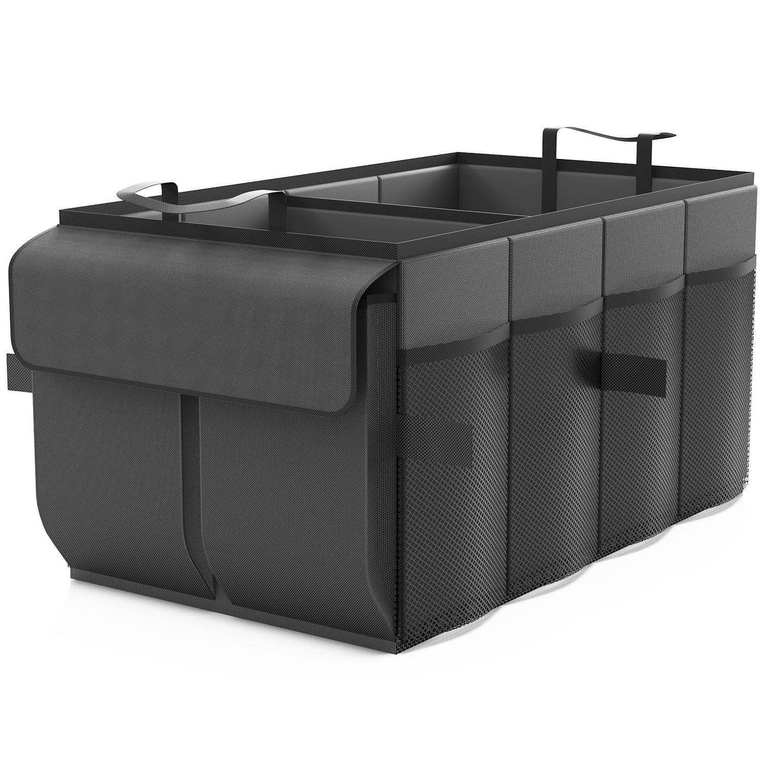 LuxusKollektion Sporttasche Kofferraum Organizer zusammenklappbar Fächer rutschfest M(51x32x27cm)