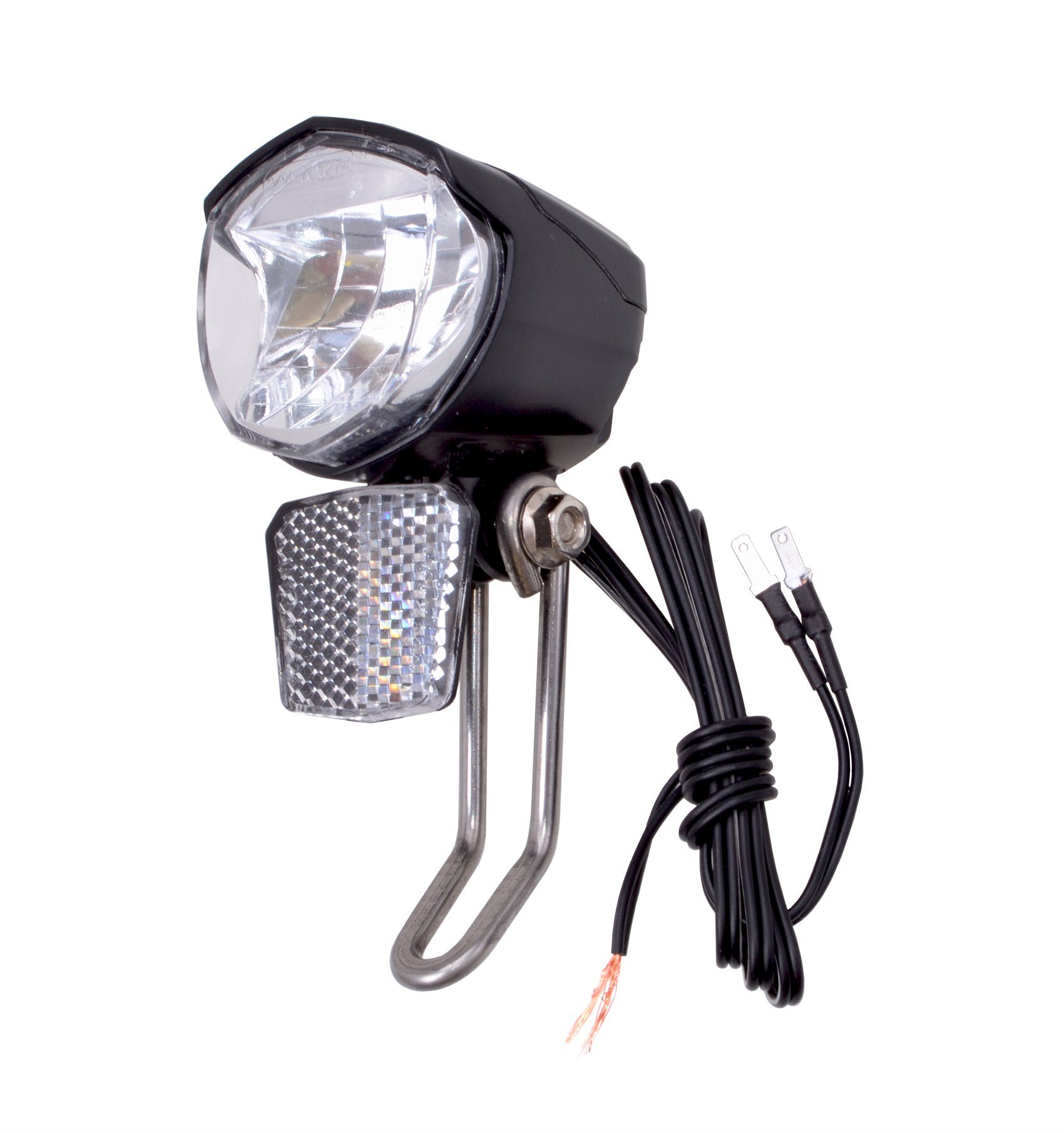Filmer LED Scheinwerfer Fahrradlampe LED-Scheinwerfer für Anschluss an Dynamos 70 LUX, LED fest integriert