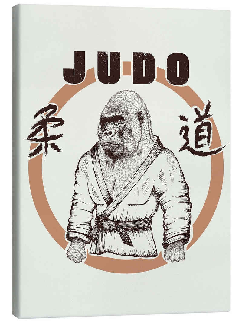 Posterlounge Leinwandbild Editors Choice, Judo Art, Malerei