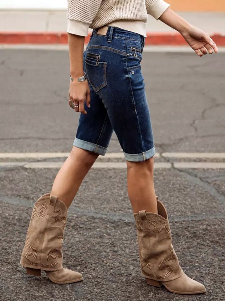 Freeman T. Porter Jeansshorts Belixa Super Stretch Denim fever günstig online kaufen