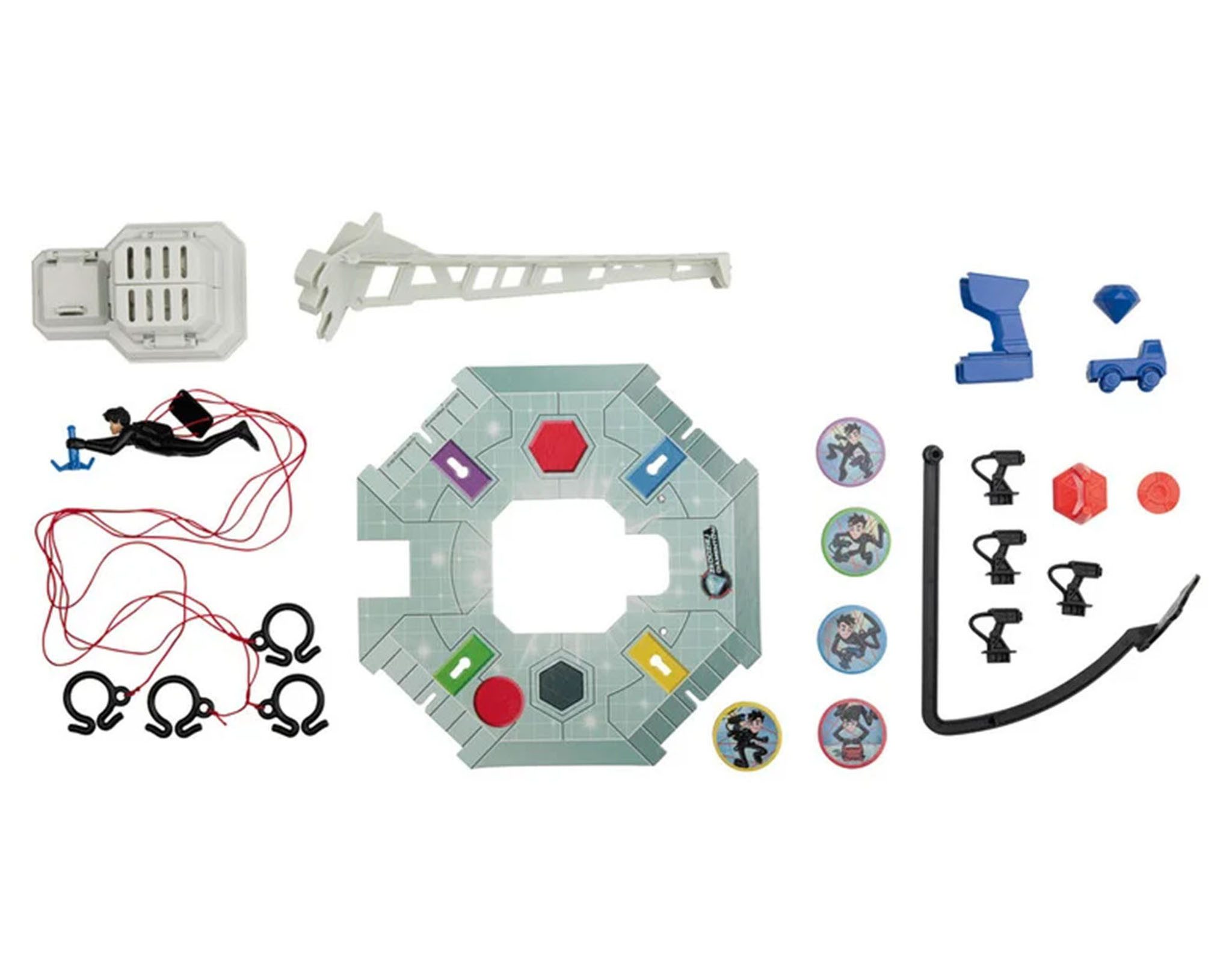 Playtive Spiel Diamantenraub, Kinderspiel, 28-teilig, Gesellschaftsspiel, Action, interaktiv