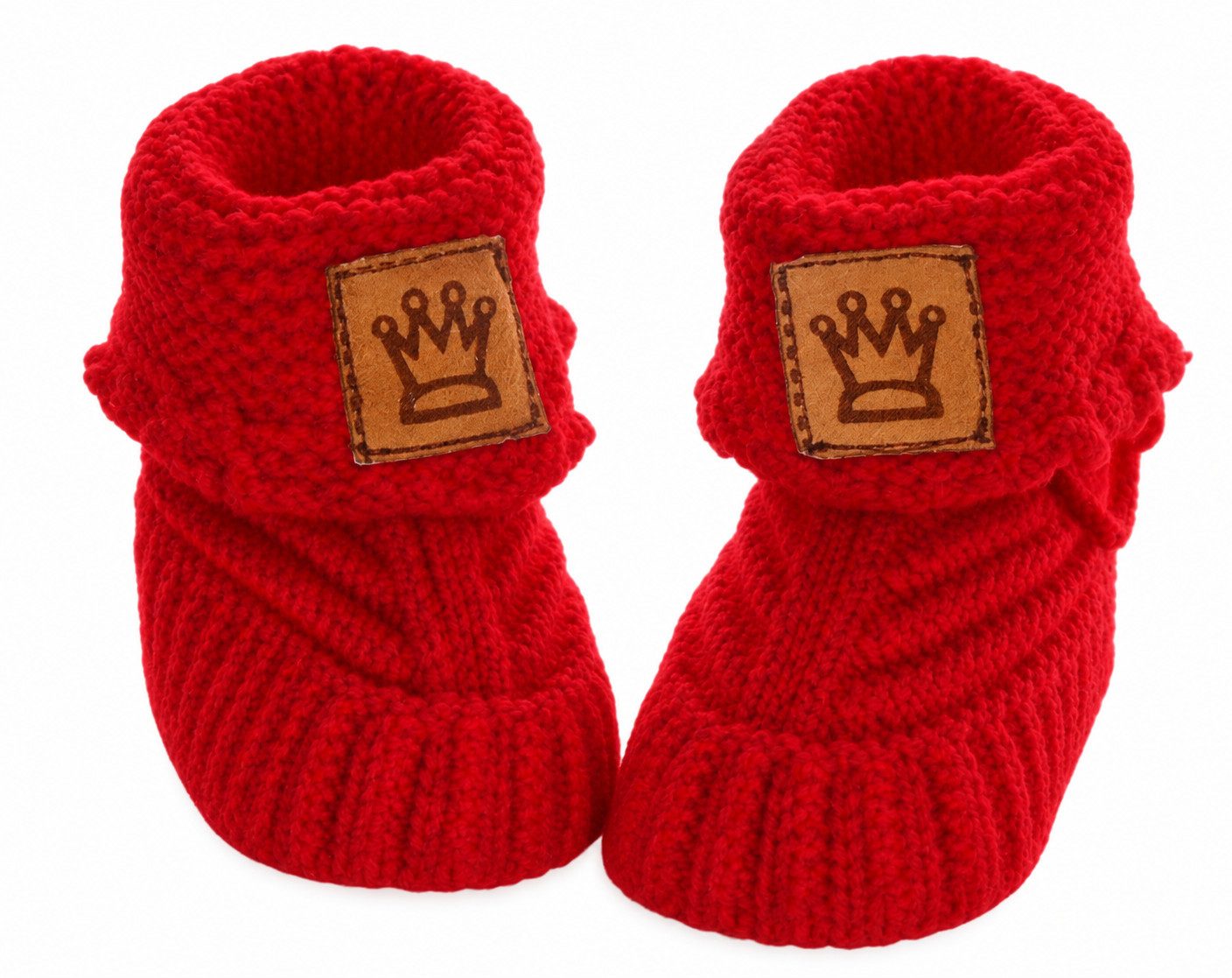 La Bortini Füßlinge Baby Strickschuhe Socken Stricksocken Erstlingssocken Babyschuhe weich, für Neugeborene Babys