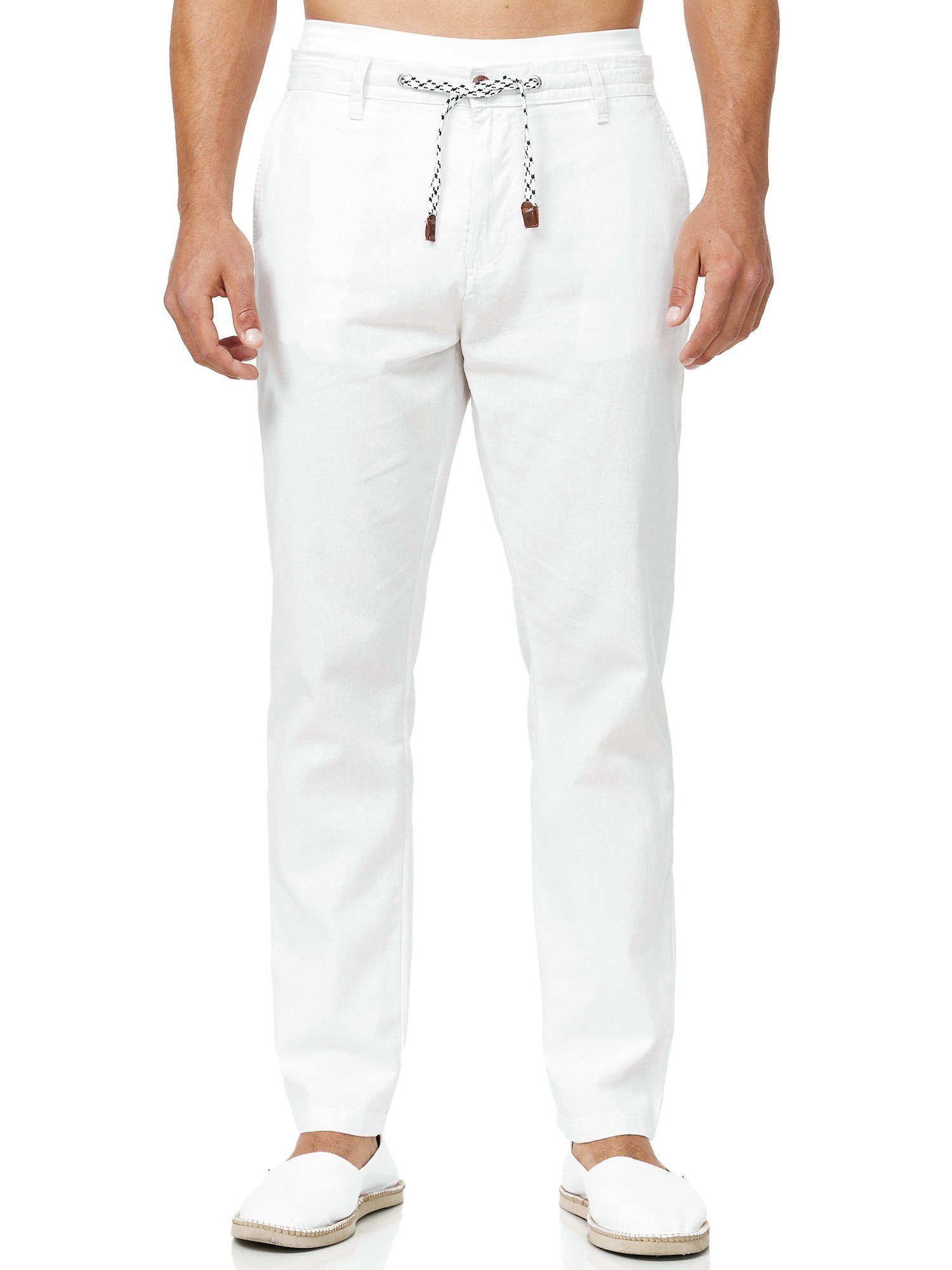 Indicode Leinenhose Herren Veneto Sommerhose Leinen Herrenhose leichte Somm günstig online kaufen