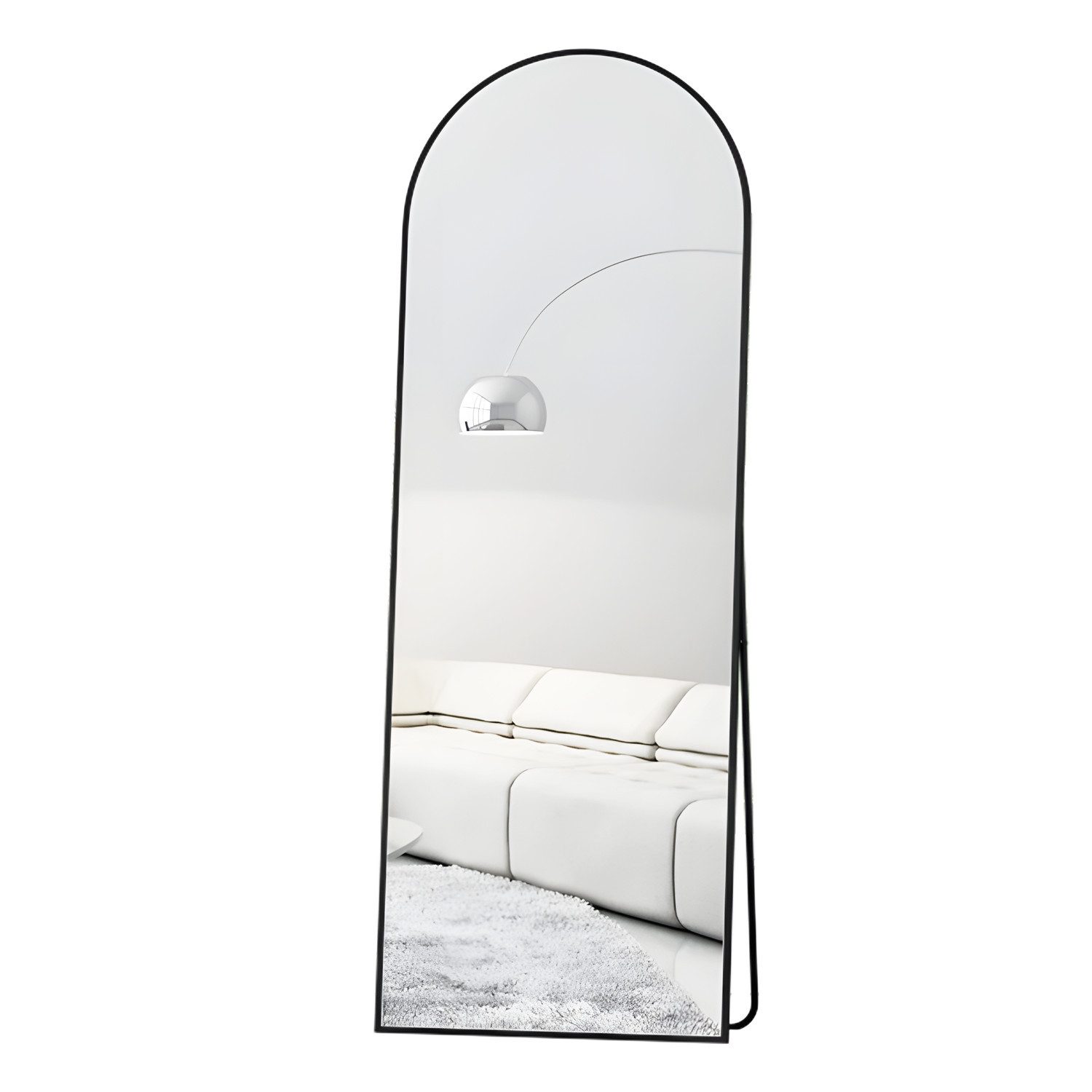 Elemango Ganzkörperspiegel gewölbter Bodenspiegel, großer Boden-Spiegel,mit günstig online kaufen