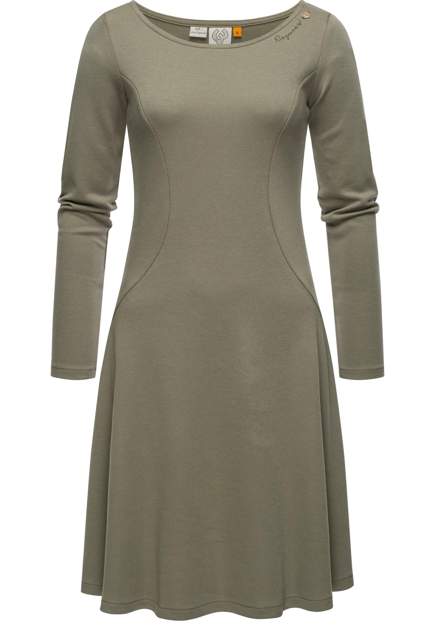 Ragwear A-Linien-Kleid Appero Stylisches Langarm-Kleid für den Winter