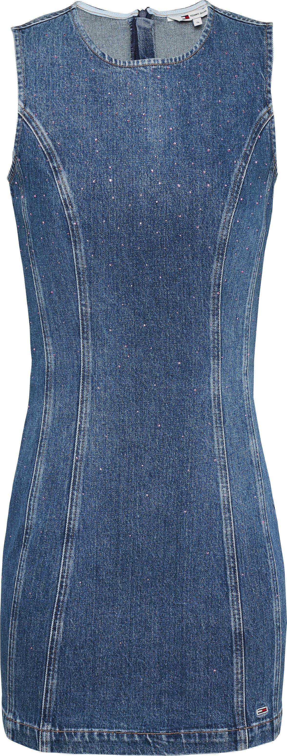 Tommy Jeans Jeanskleid MINI DRESS AI6136 mit Strass-Details günstig online kaufen