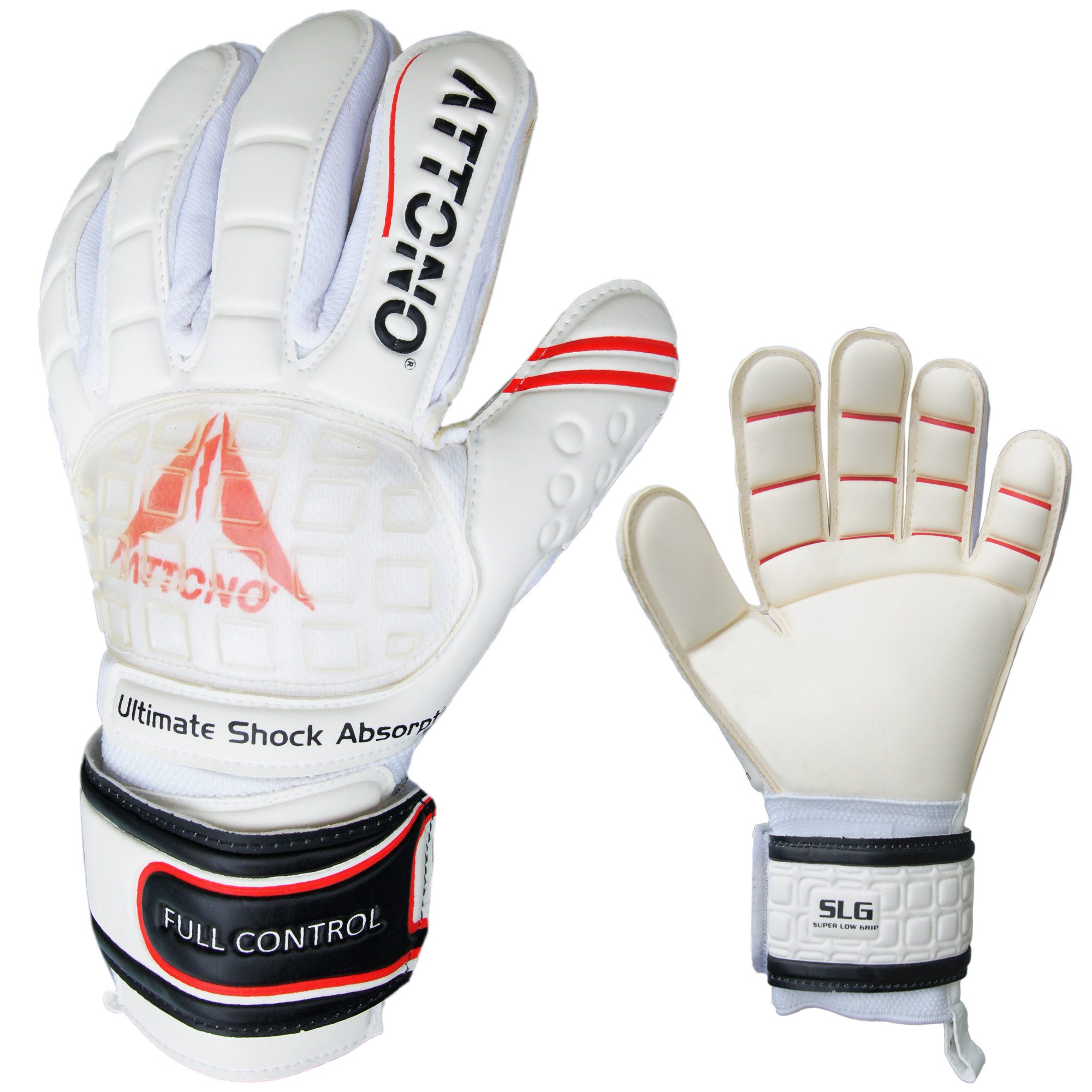 ATTONO Torwarthandschuhe ATTONO Profi Torwarthandschuhe „Full Control“ Torwart Handschuhe