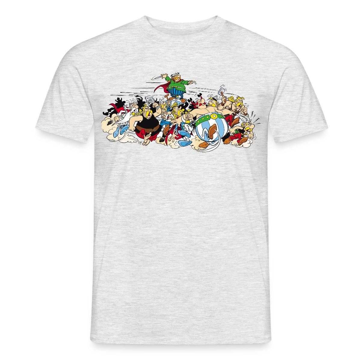 Spreadshirt T-Shirt Asterix & Obelix Attacke Männer T-Shirt (1-tlg)