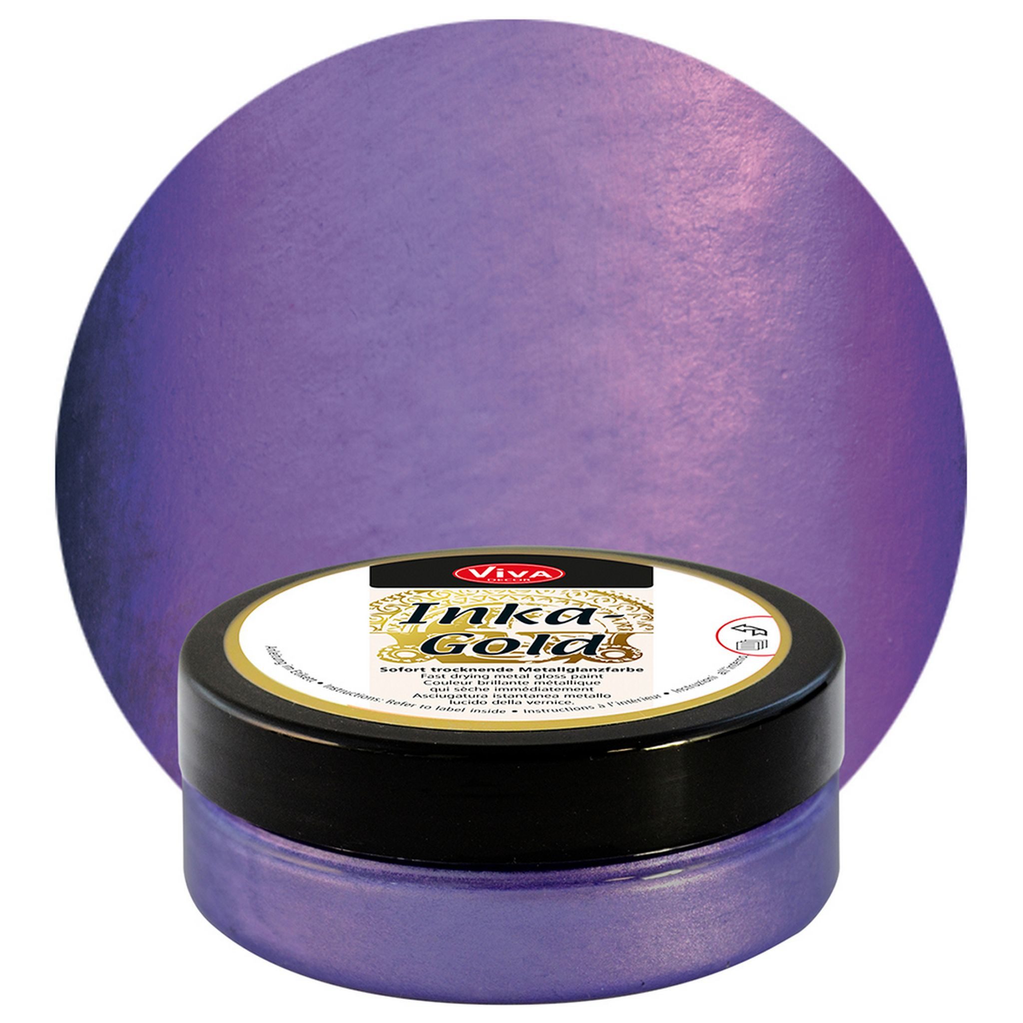 Viva Decor Bastelfarbe ViVA DECOR Inka-Gold 62,5 g - Violett