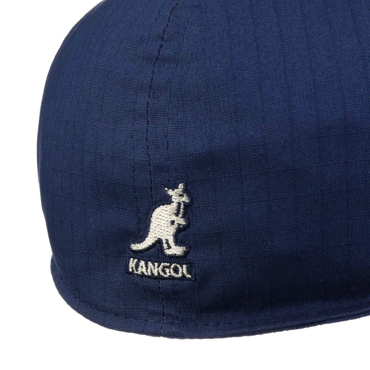 Kangol Flat Cap (1-St) Gatsbycap dunkelblau Schirm mit