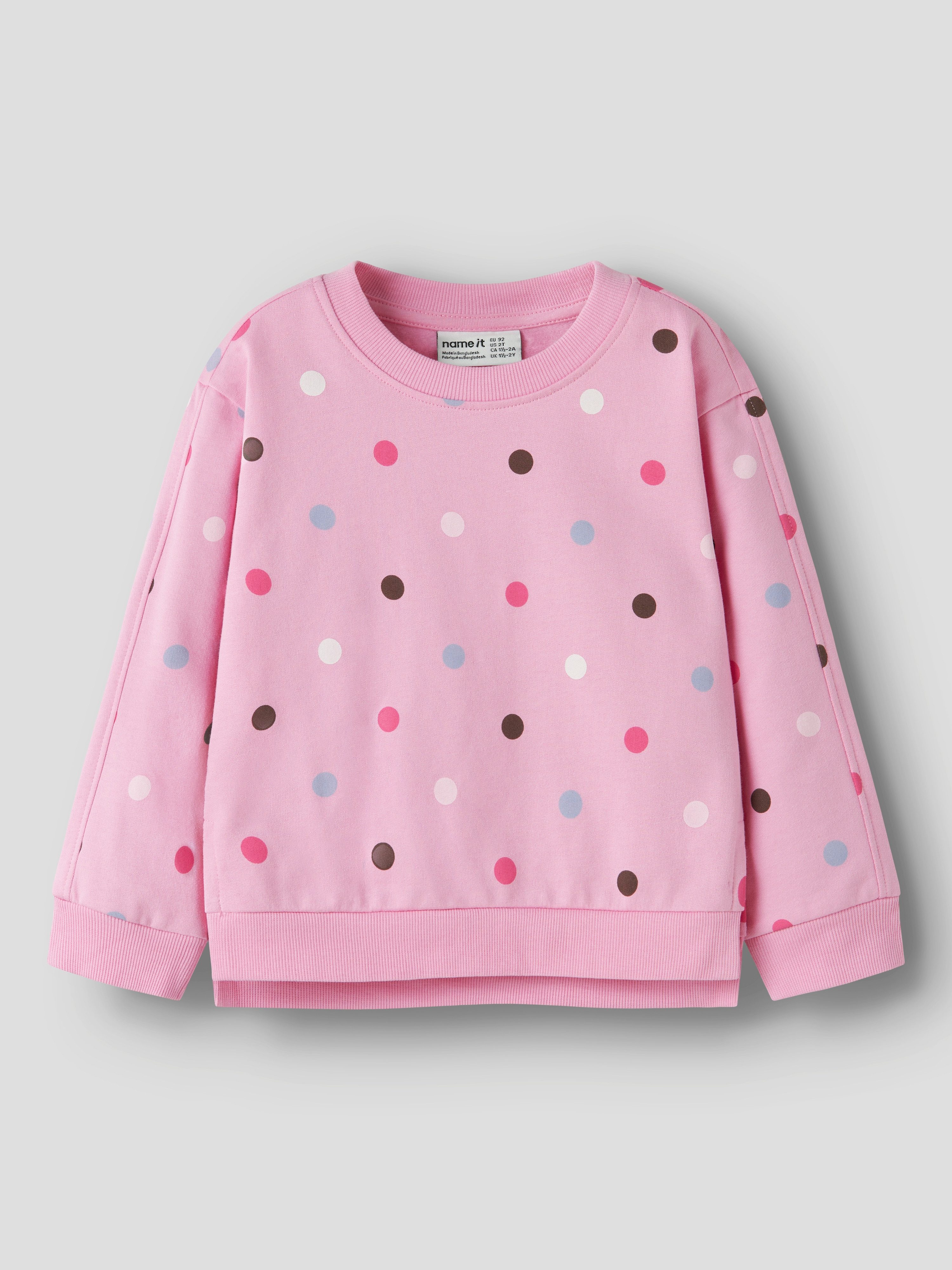 Name It Sweatshirt NMFNISALA LS NREG SWEAT BRU PB Baumwolle