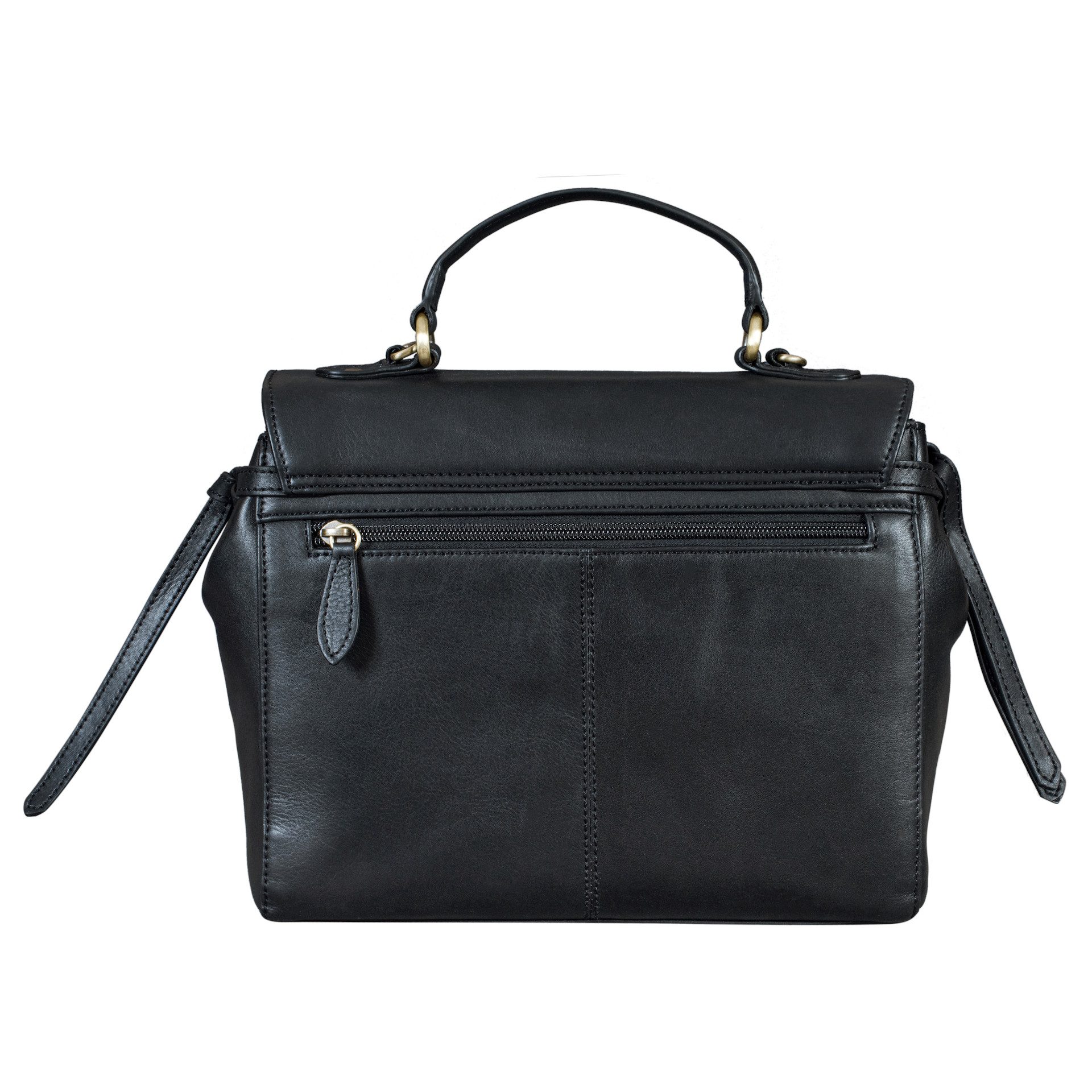 Benthill Handtasche Damen Echt Leder Handtasche Frauen Henkeltasche Vintage Schultertasche, Schultergurt / Umhängegurt Reißverschlussfach – Bild 5 von 5