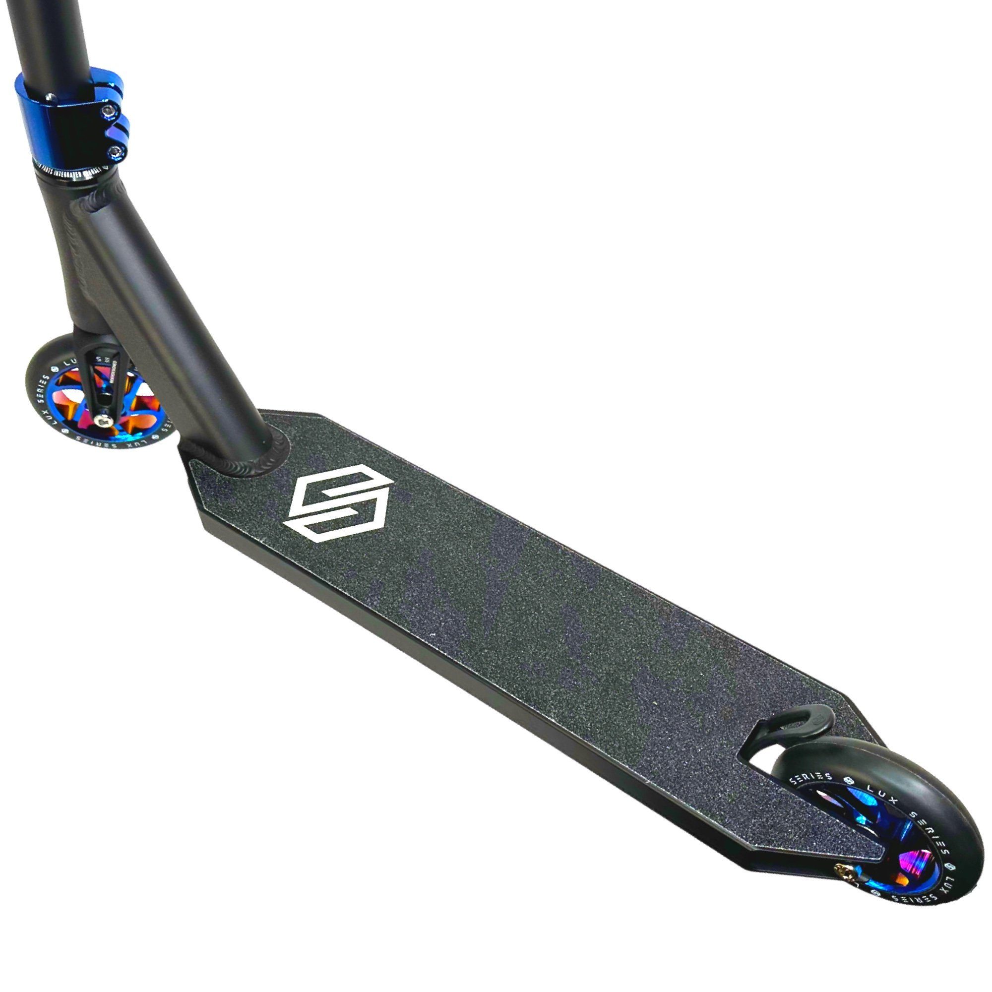 Blau Chrome Lux H=89cm Striker Stuntscooter 3,1kg Striker Stunt-Scooter