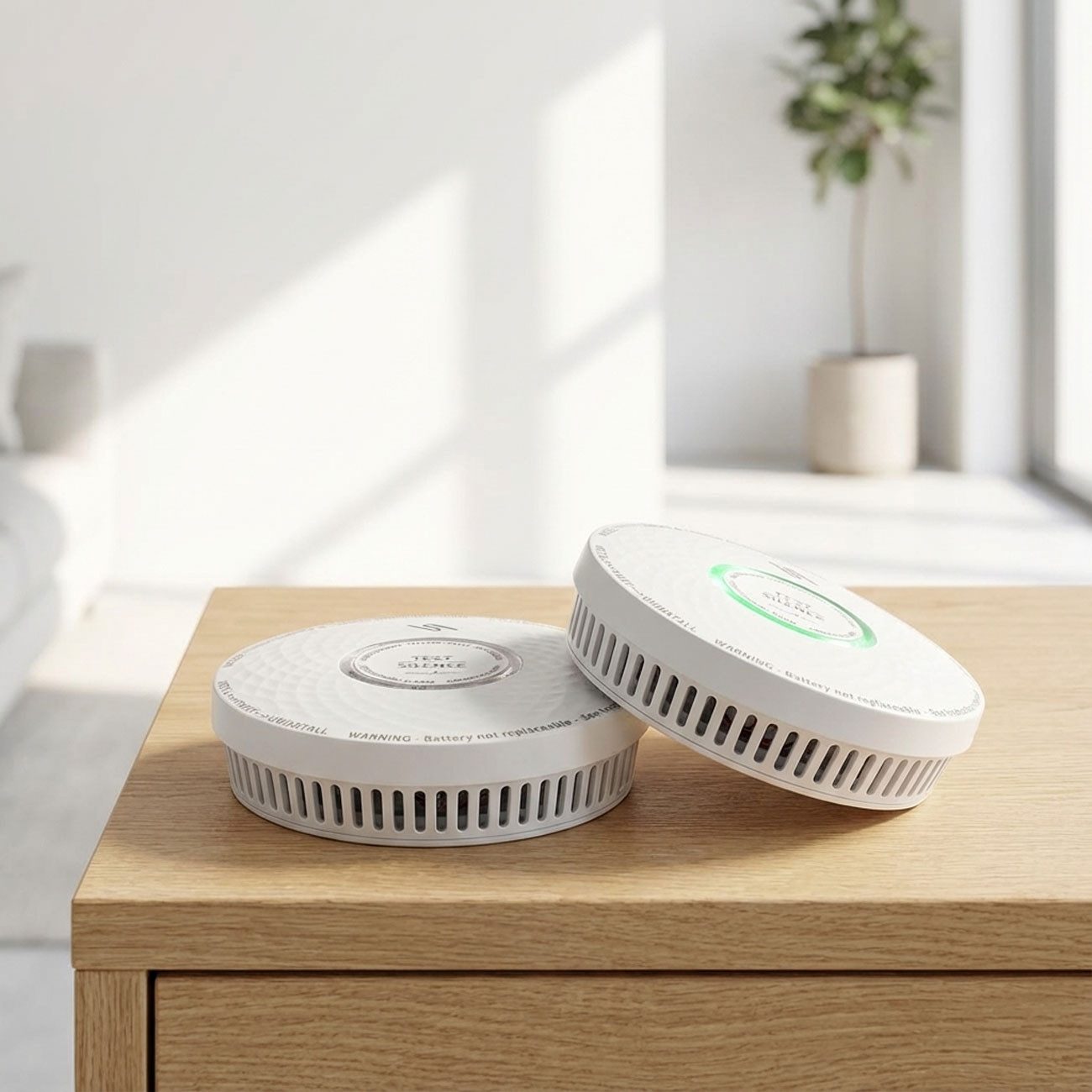 Nedis 2in1 Rauch- & CO-Melder (10J. Batterie): Alarm für optimalen Schutz Rauchmelder (Lauter Alarm mit 85 dB)