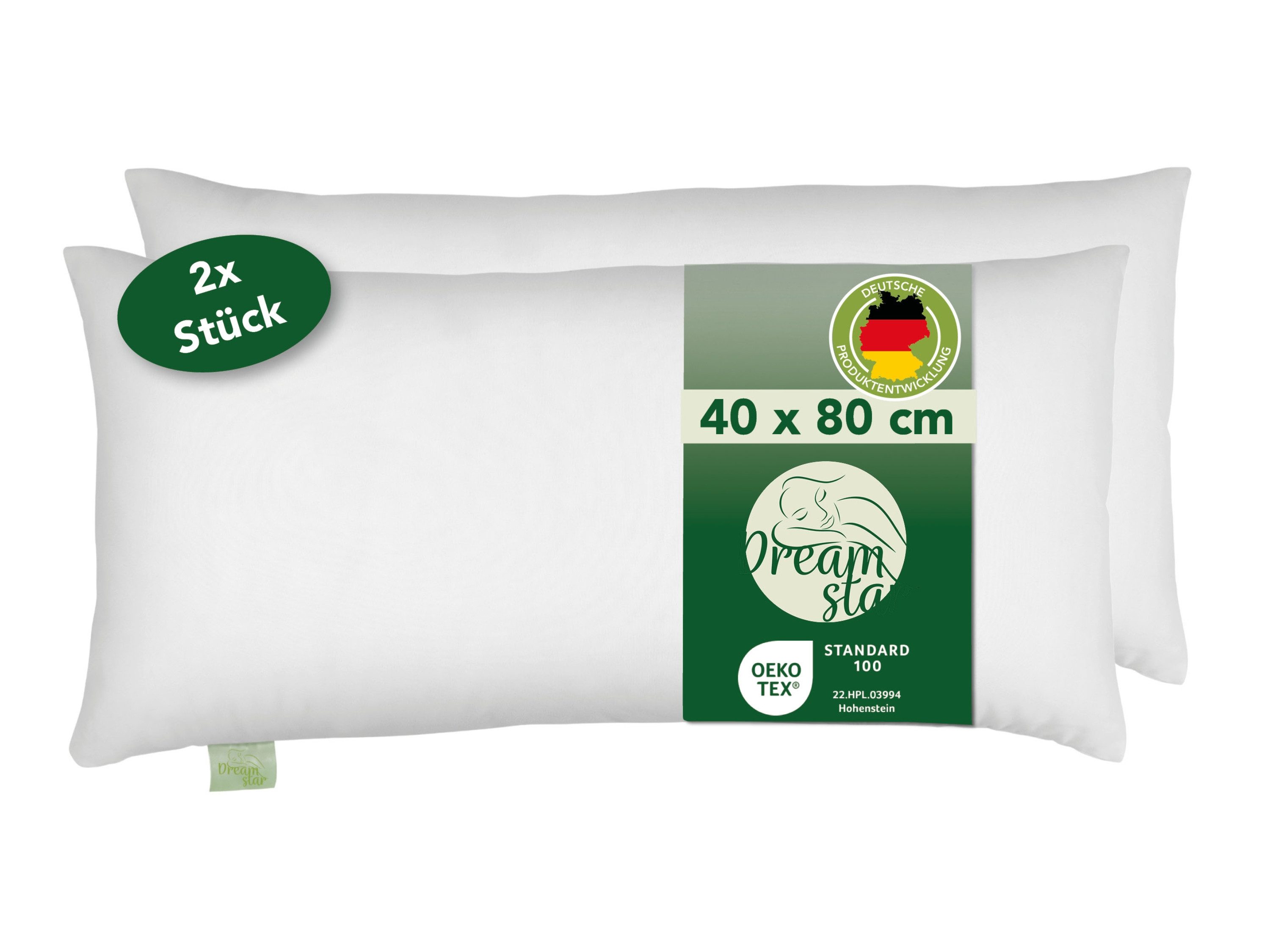 Dreamstar Microfaserkissen Eco, Kopfkissen in verschiedenen Größen - entwic günstig online kaufen