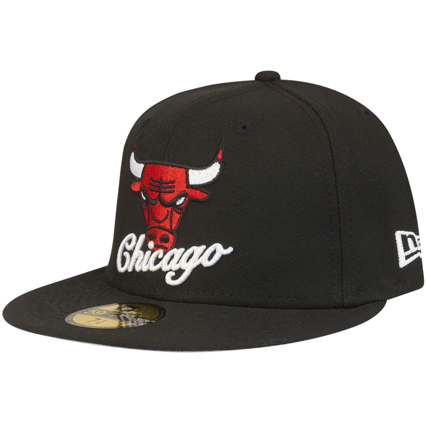 New Era Fitted Cap 59Fifty DUAL LOGO Chicago Bulls