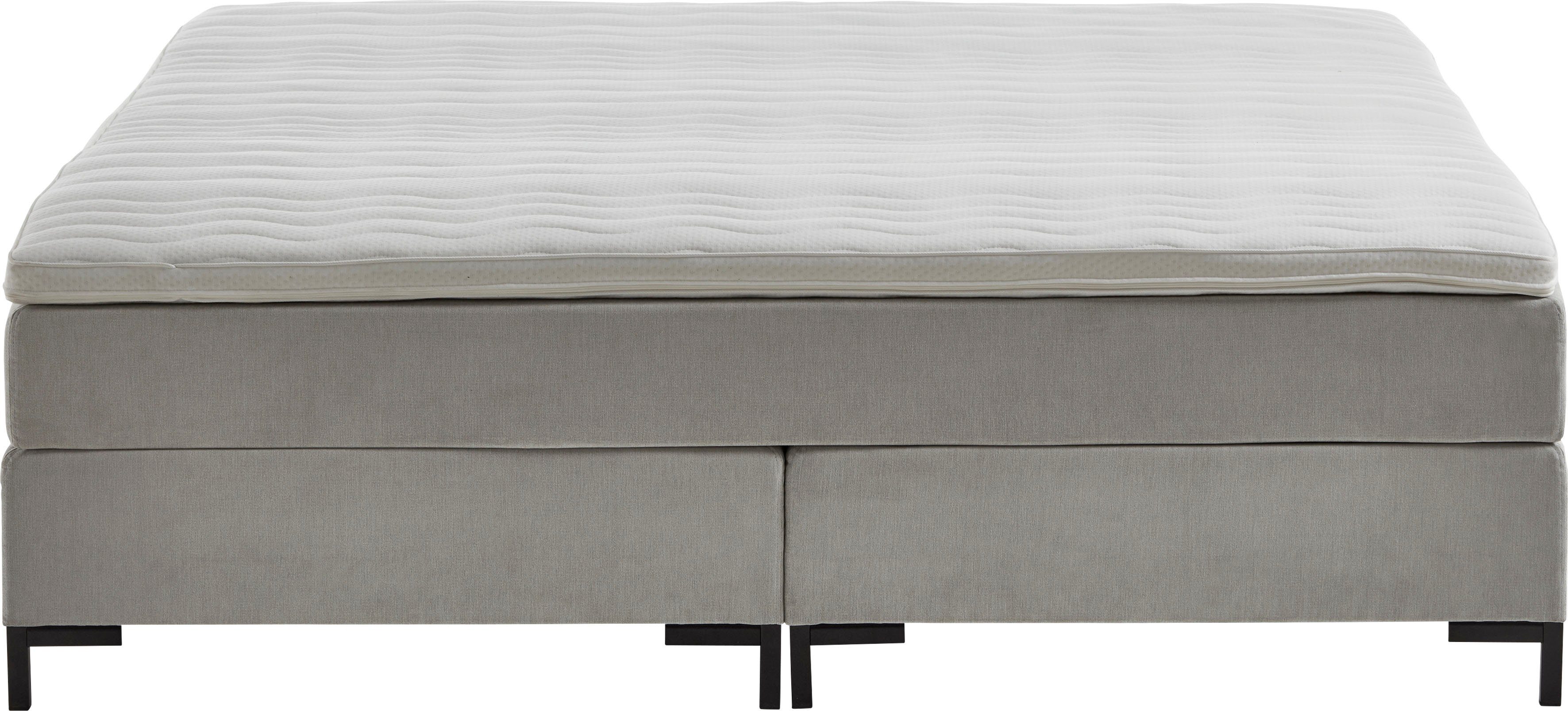 ATLANTIC home collection Boxspringbett Romy, ohne Kopfteil, frei im Raum stellbar
