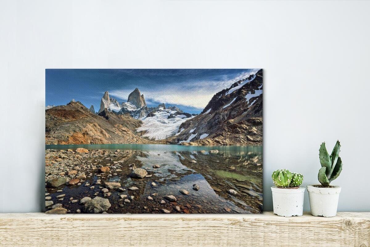 OneMillionCanvasses® Leinwandbild Fitz St), Wandbild Leinwandbilder, Wanddeko, (1 30x20 cm Aufhängefertig, Roy, Argentinien