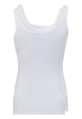 Skiny Unterhemd (Packung, 2-St) mit kleinem Weblabel am Saum