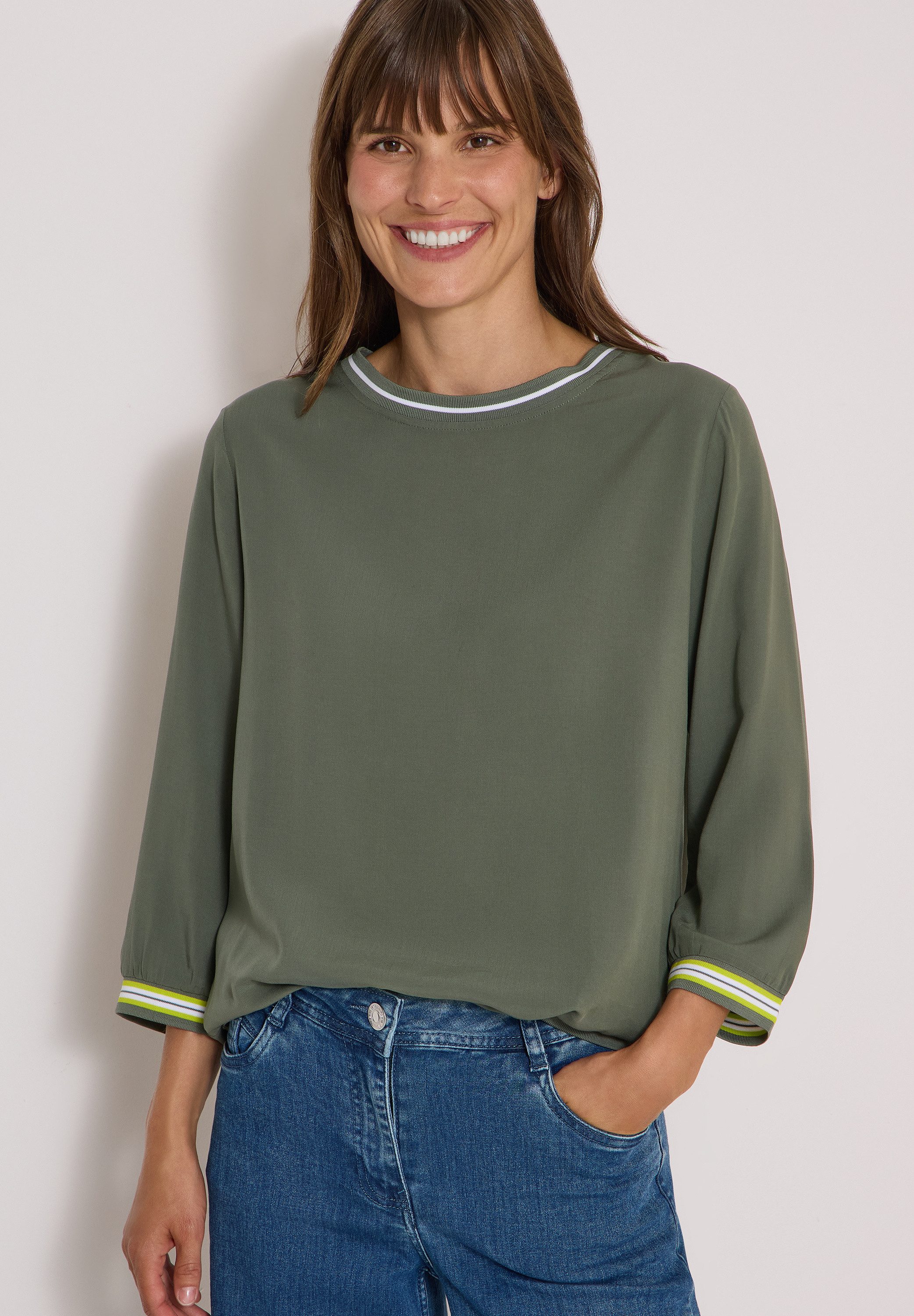 CECIL Shirtbluse aus softer Viskose