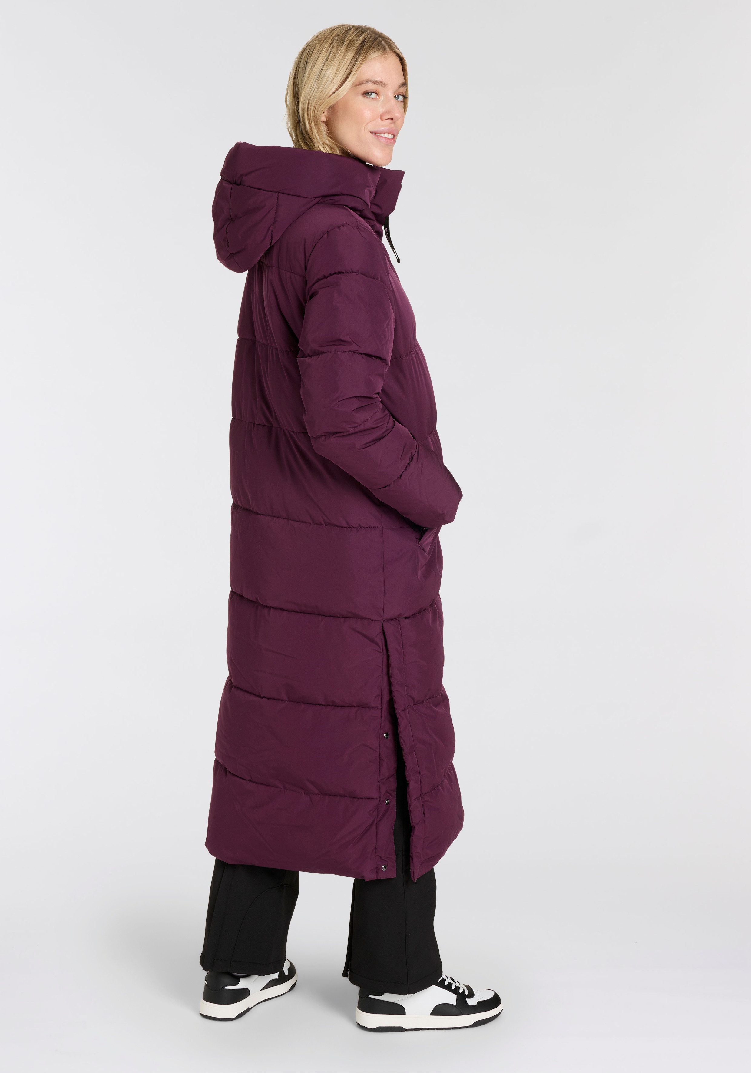 Icepeak Steppmantel ADDIA (1-tlg) mit Markenlederpatch günstig online kaufen