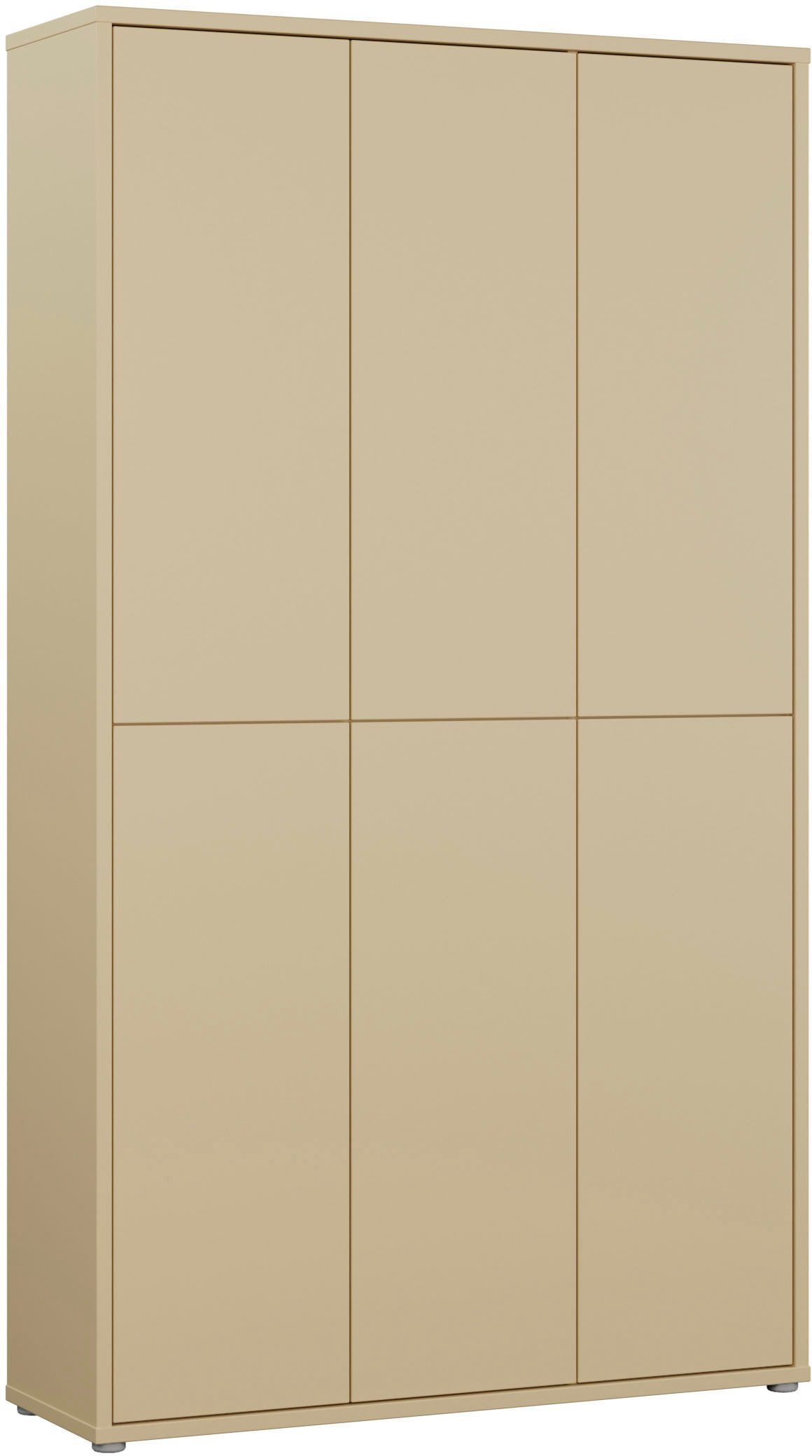 FORTE Schuhschrank Alice Springs, Schuhschrank, B/H/T 109,2/191,9/34,9 cm, 36 Paar Schuhe (B/H/T 109,2/191,9/34,9 cm) Stauraumschrank, Mehrzweckschrank, (B/H 109cm x 192cm), mit 16 Böden