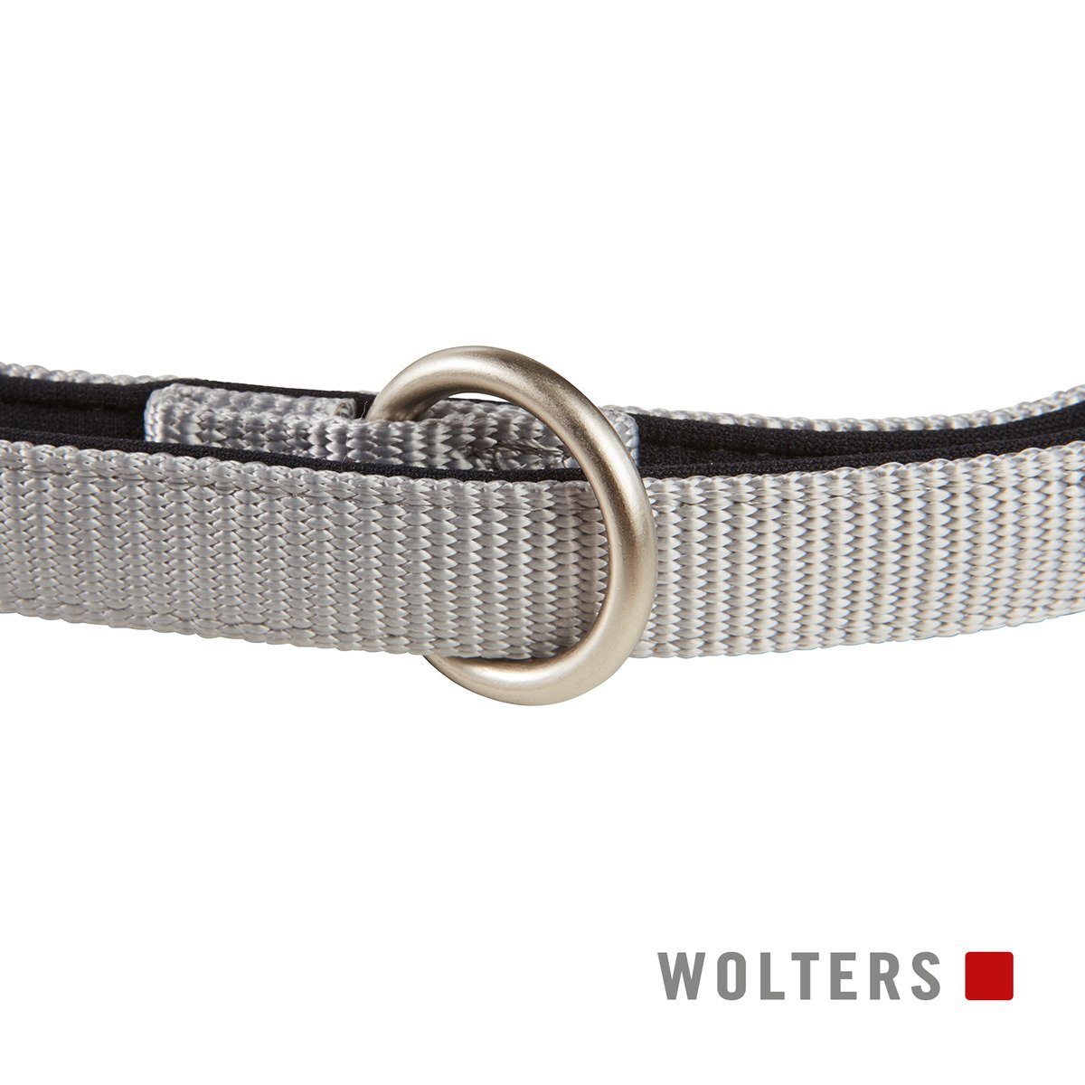 Wolters Hundeleine Führleine Professional Comfort silber/schwarz